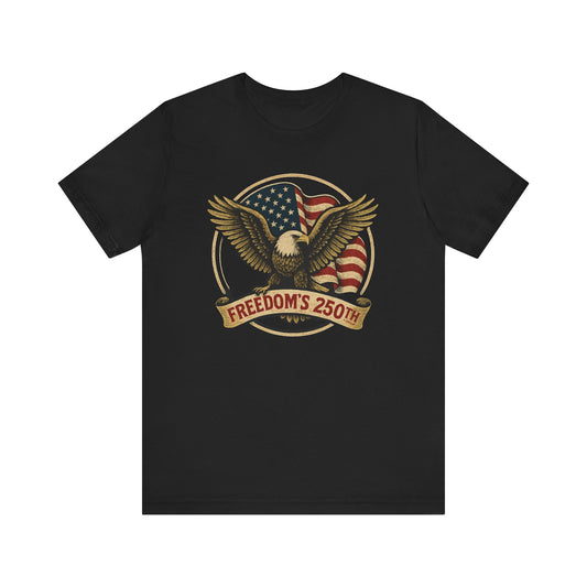 Freedom's 250th Eagle Tee - Unisex Jersey Short Sleeve