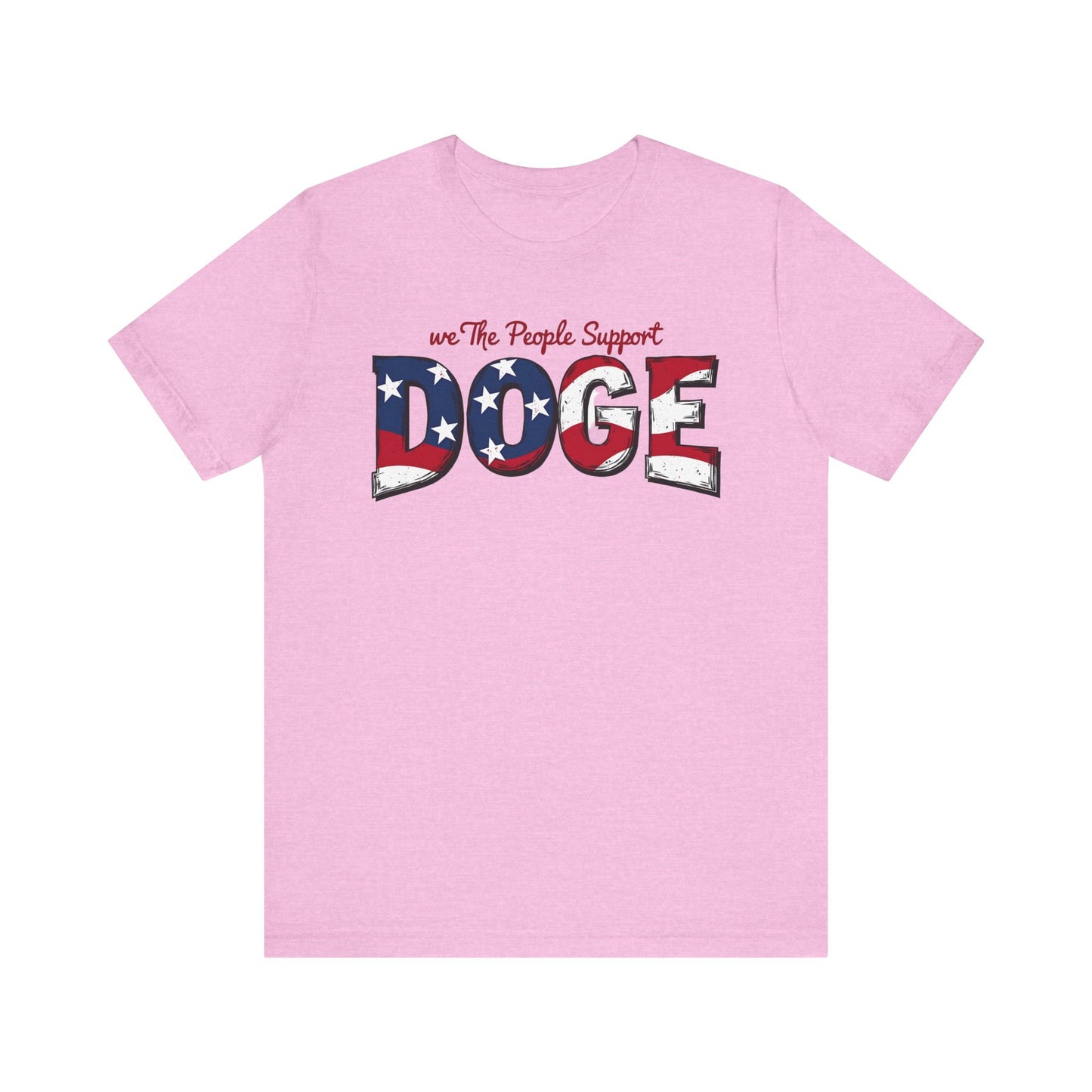 We The People Support DOGE Unisex Jersey Tee