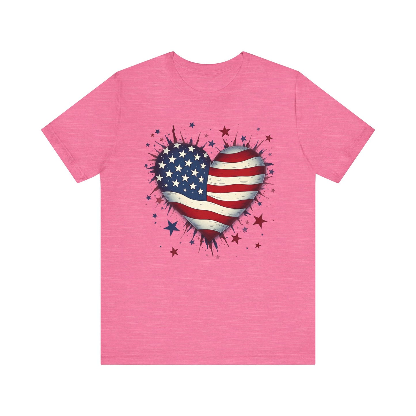 Patriotic Heart Tee - Unisex Jersey