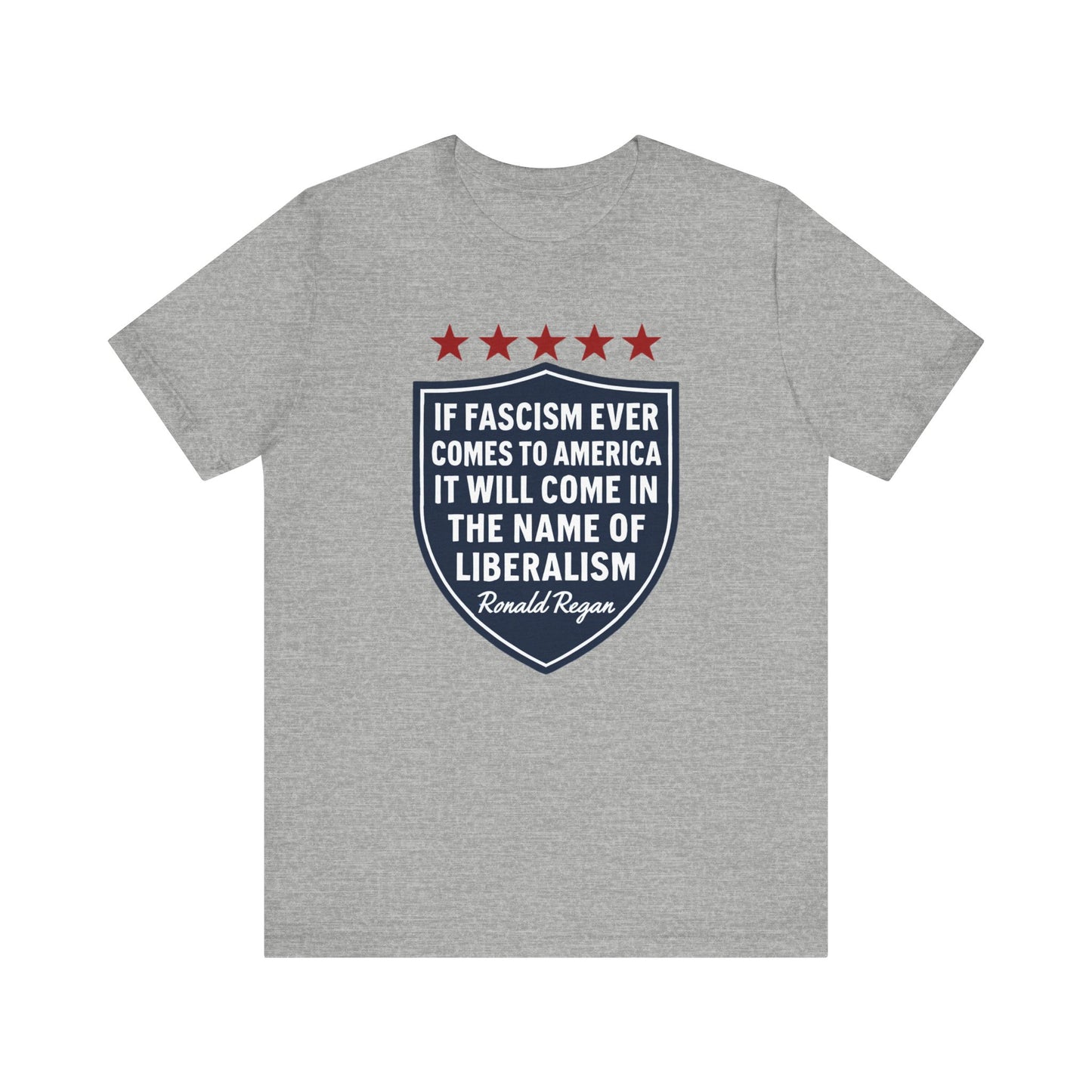 Anti-Fascism Regan Quote Tee