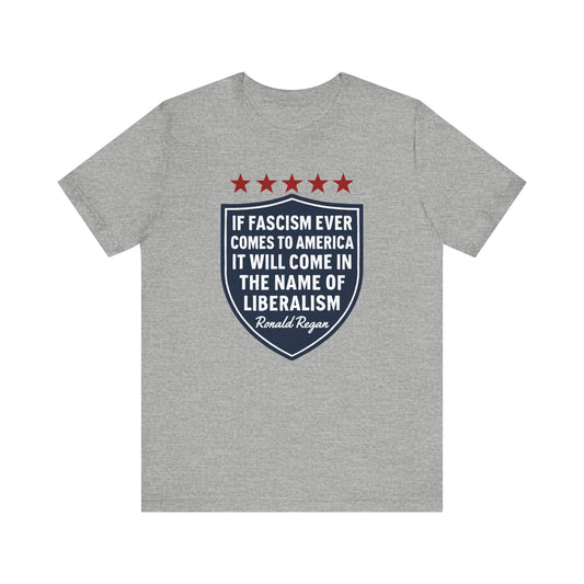 Anti-Fascism Regan Quote Tee