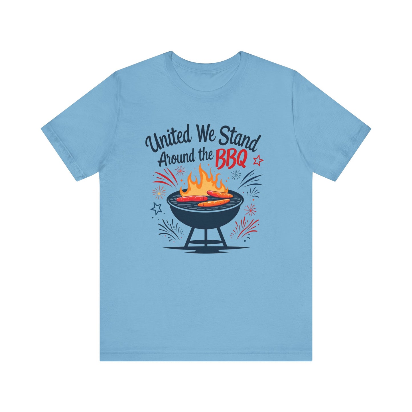 United We Stand Around the BBQ Tee, Perfect for BBQ Lovers