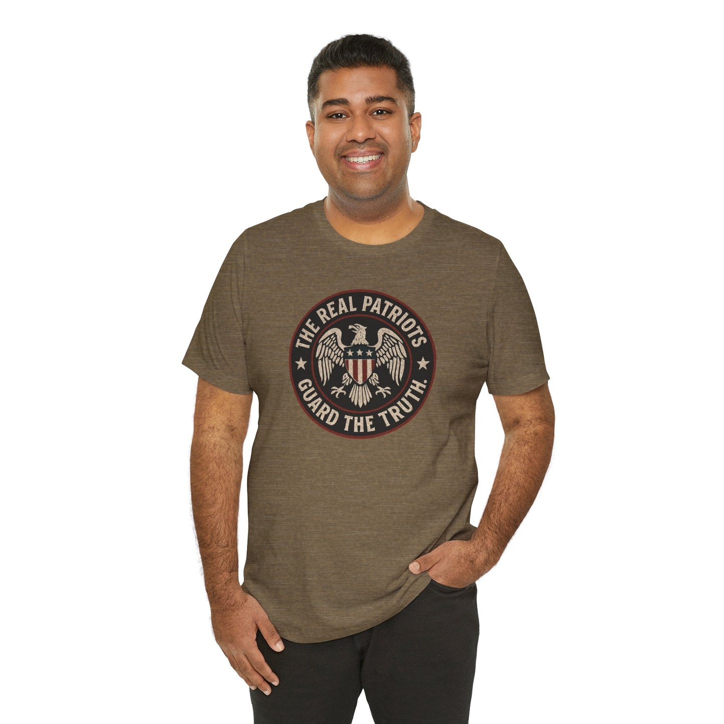 Real Patriots Guard the Truth | Unisex Jersey Tee for Freedom Lovers