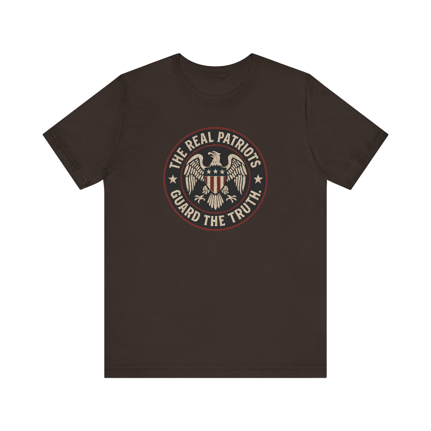 Real Patriots Guard the Truth | Unisex Jersey Tee for Freedom Lovers