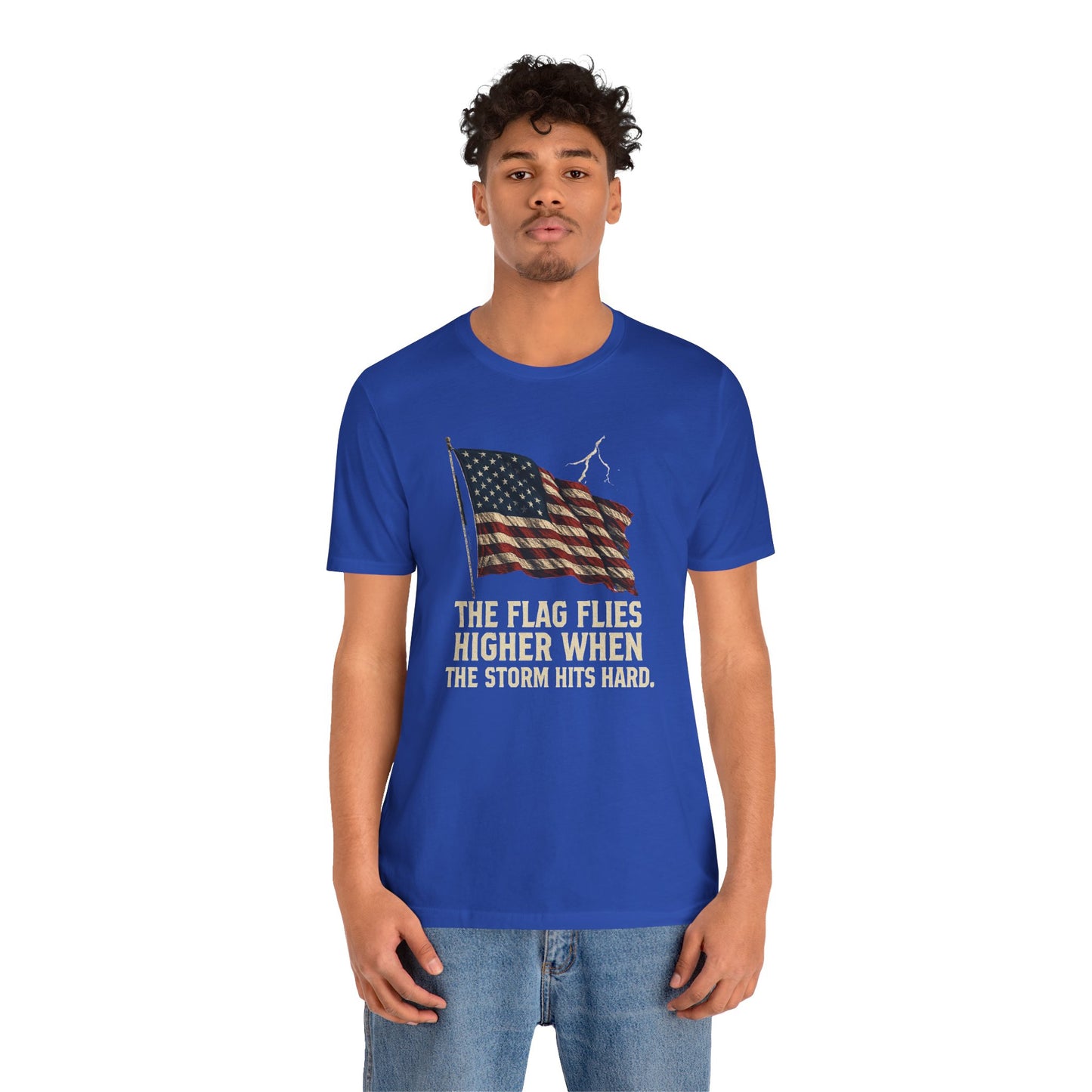 Flag Flies Higher Patriotic Tee