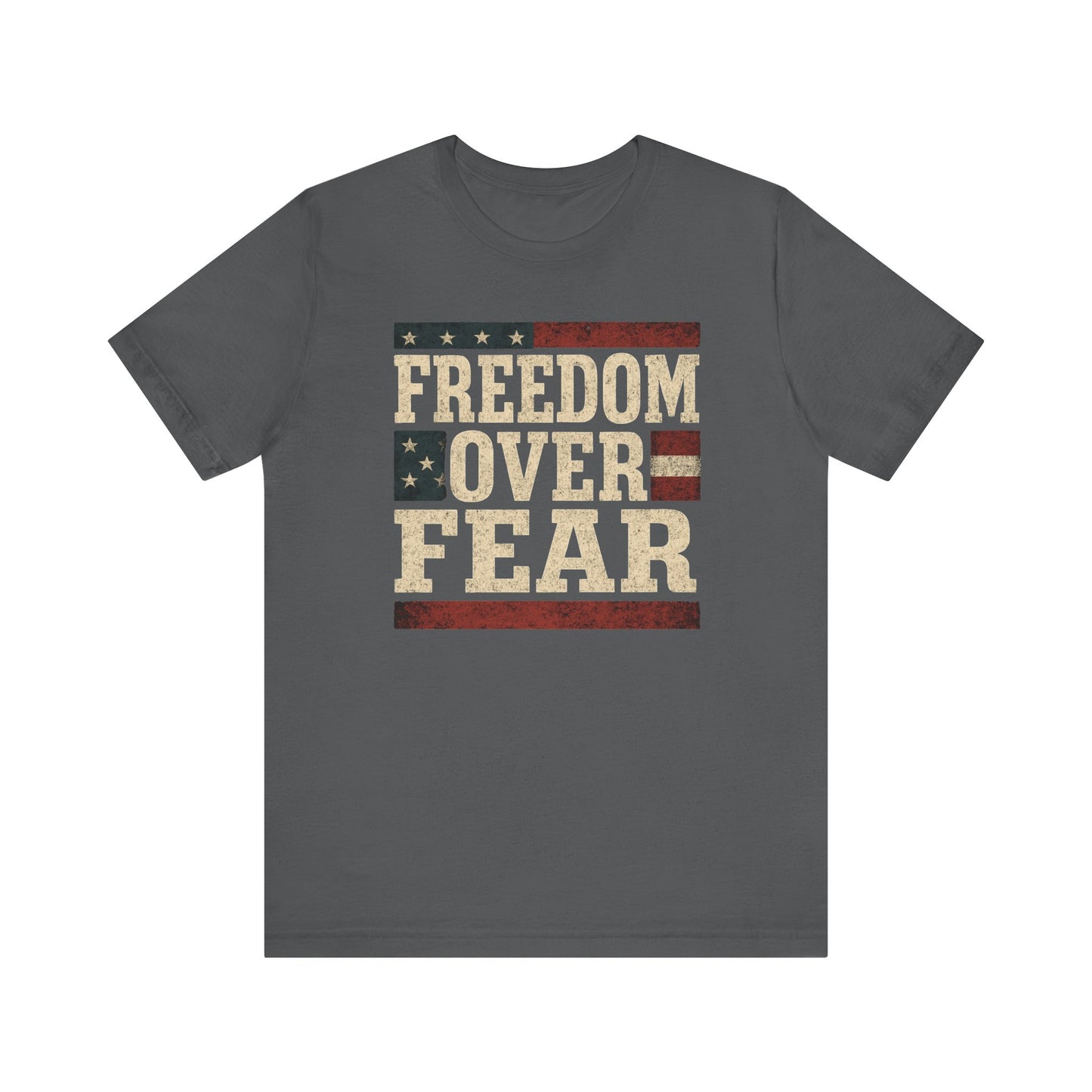 Freedom Over Fear Graphic Design Shirt