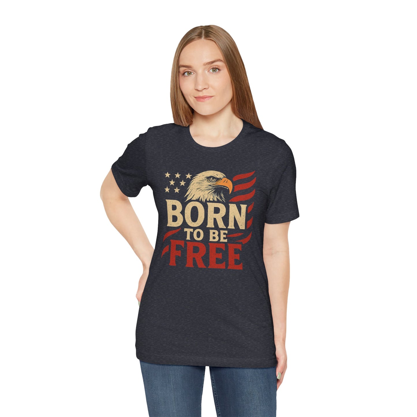 Born to Be Free Eagle T‑Shirt