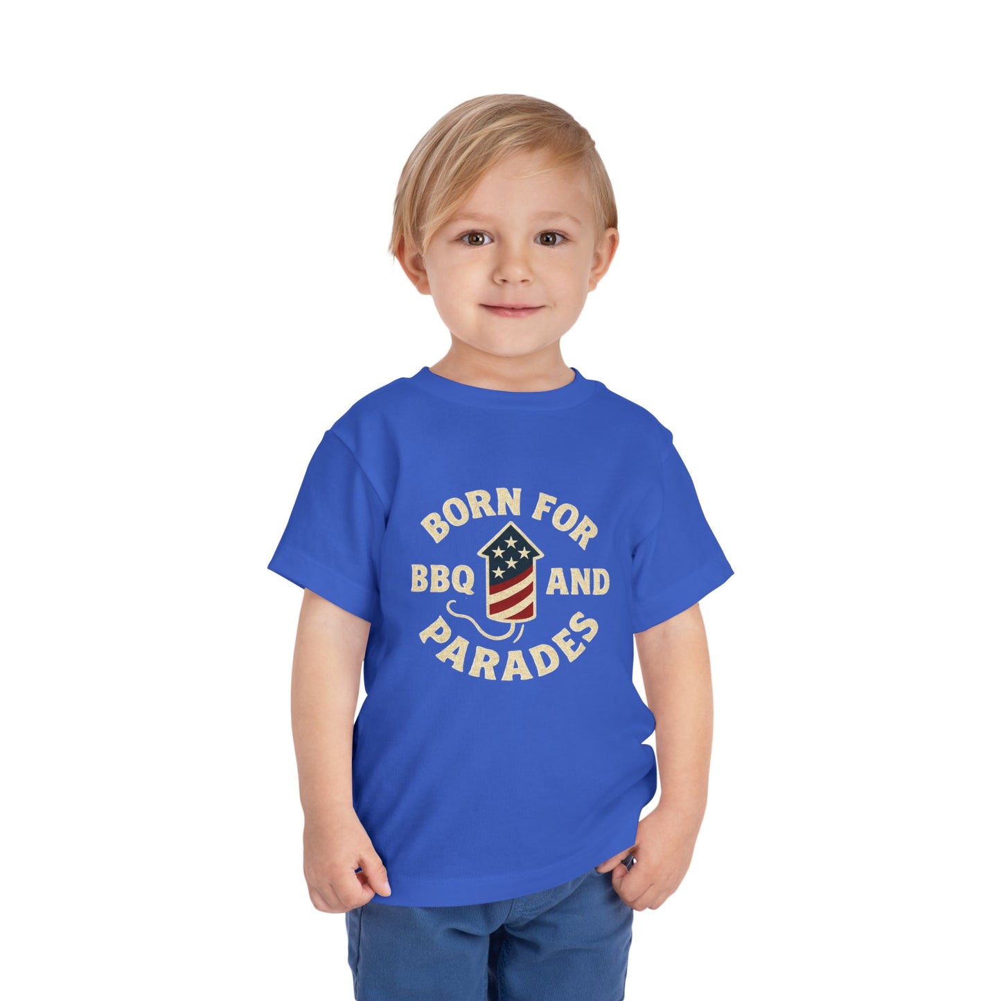 Born for BBQ and Parades, Kids Summer Shirt, Fourth of July Outfit, Toddler Independence Day Clothing, Fun Baby Tee
