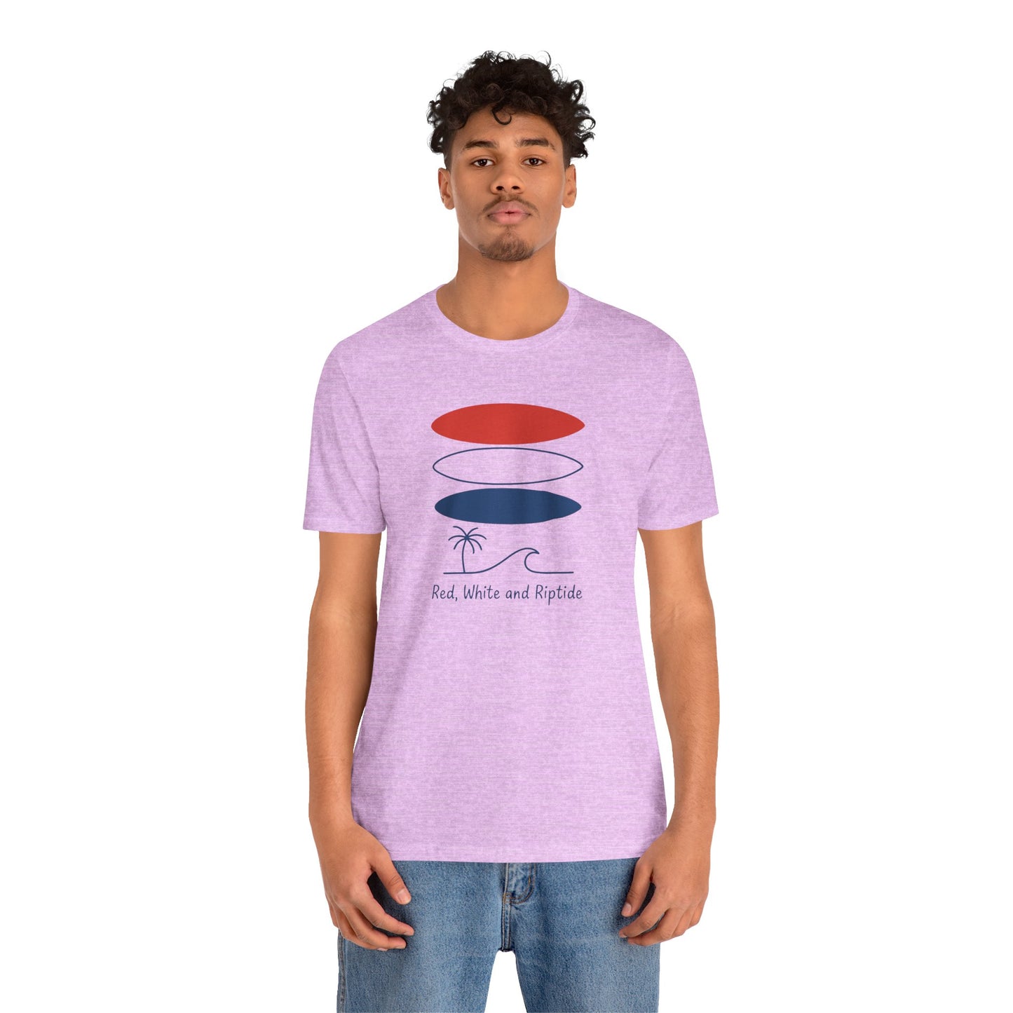 Surf Board Patriotic Tee