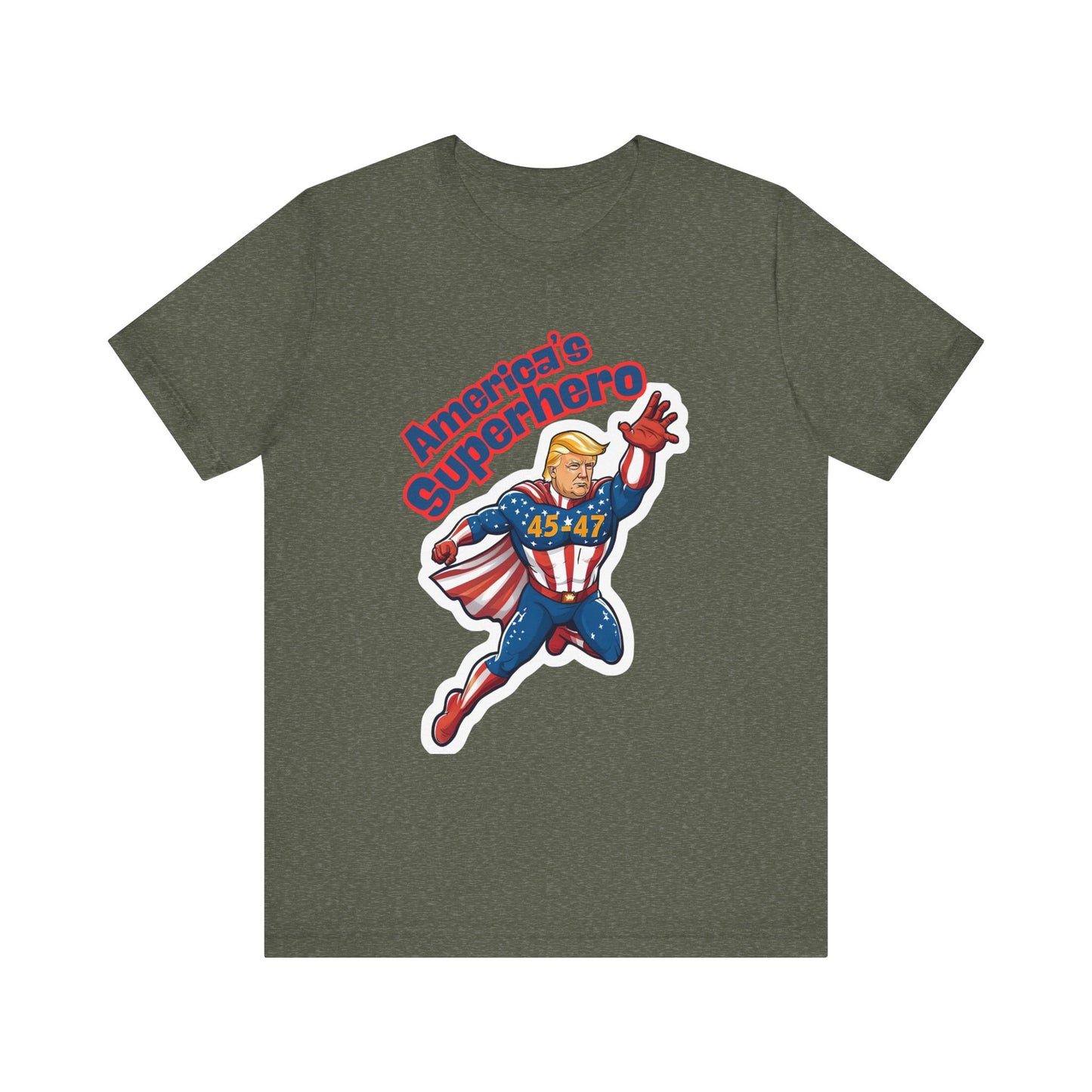 Whose America's #1 Superhero Humorous Superhero Tee