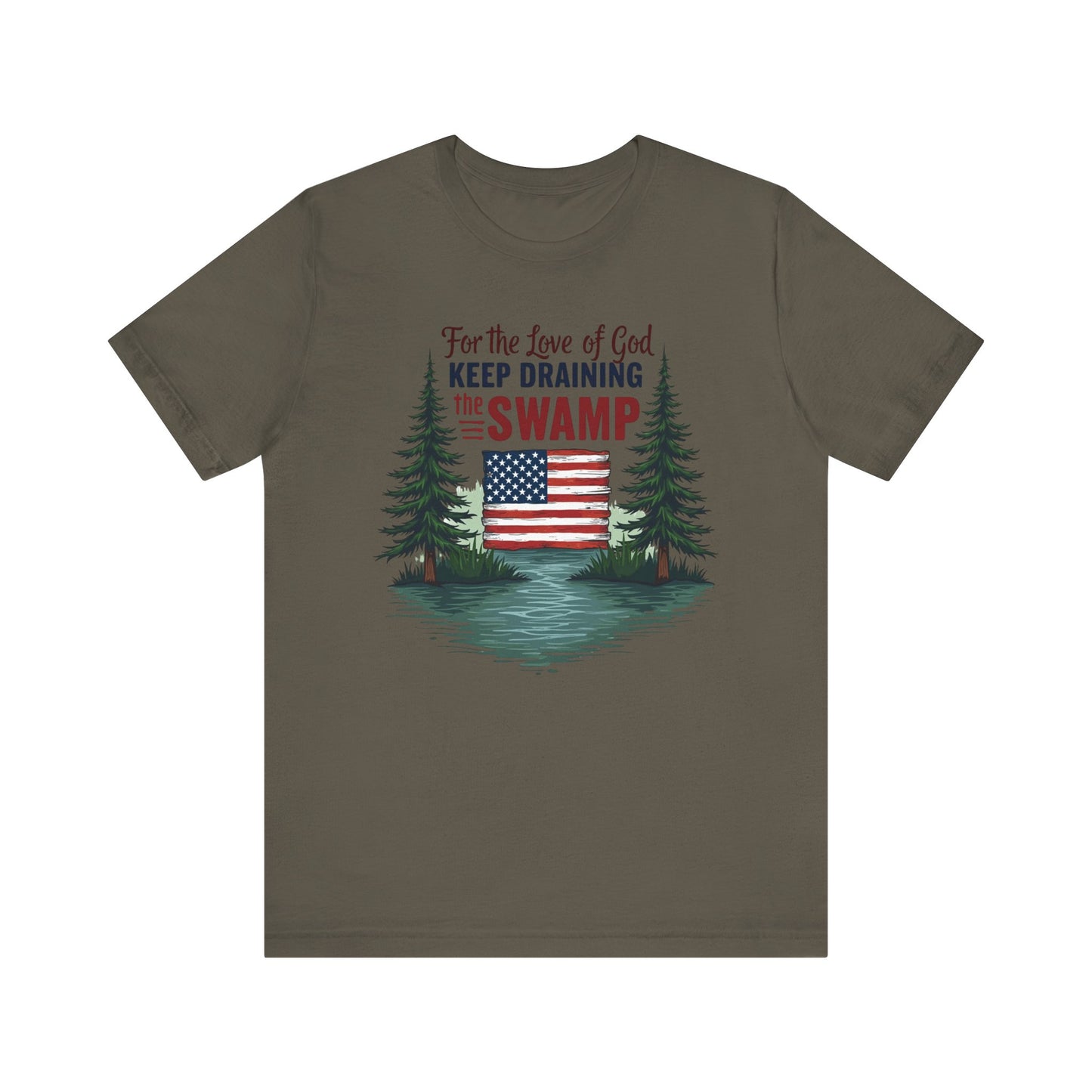 Keep Draining the Swamp T-Shirt, Unisex Tee, Casual Wear