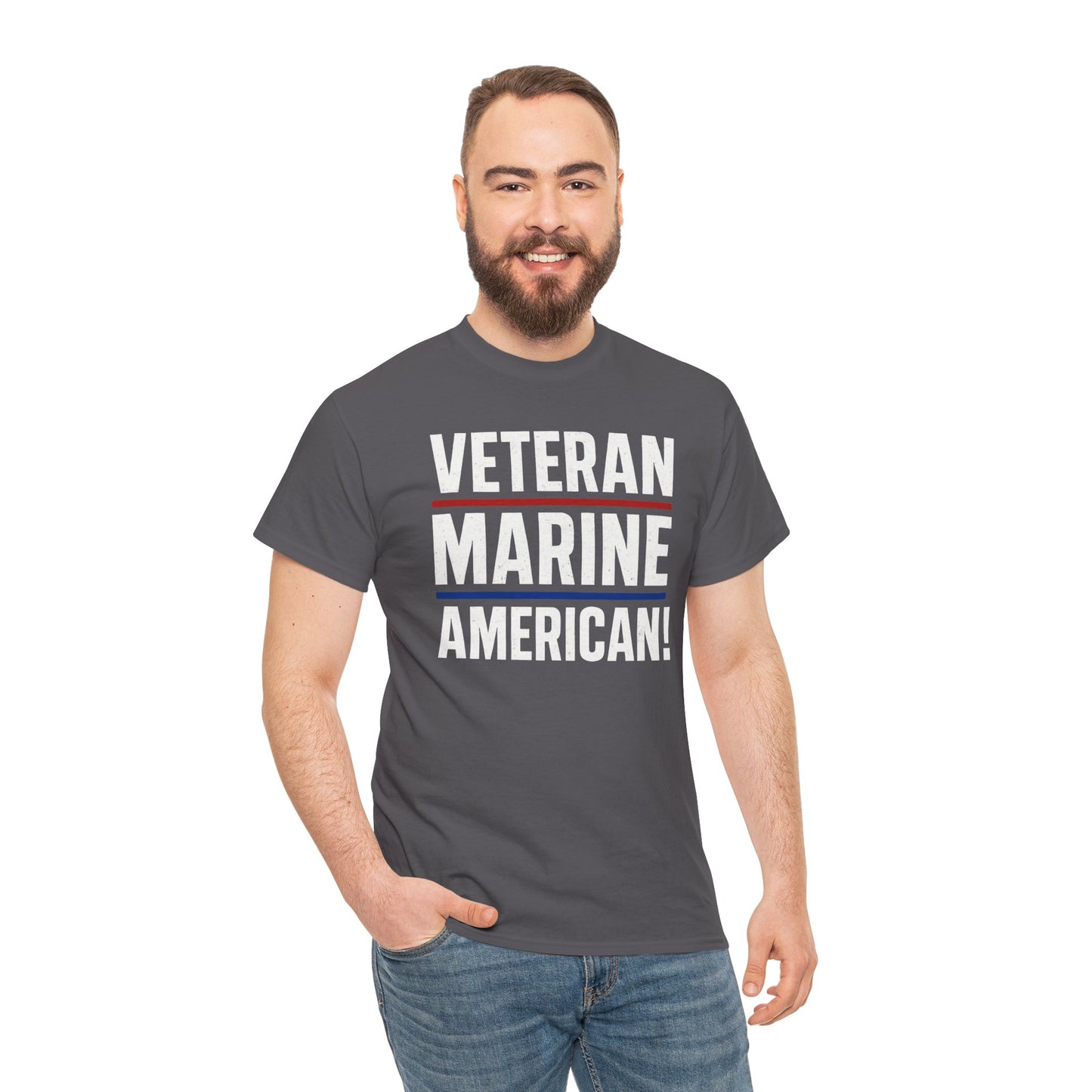 Veteran Marine American Tee