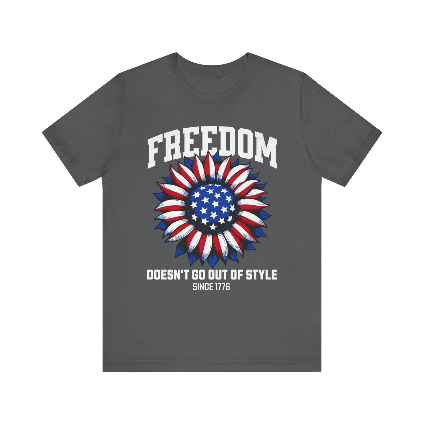 Sunflower Tee - Patriotic Unisex Jersey Short Sleeve Shirt