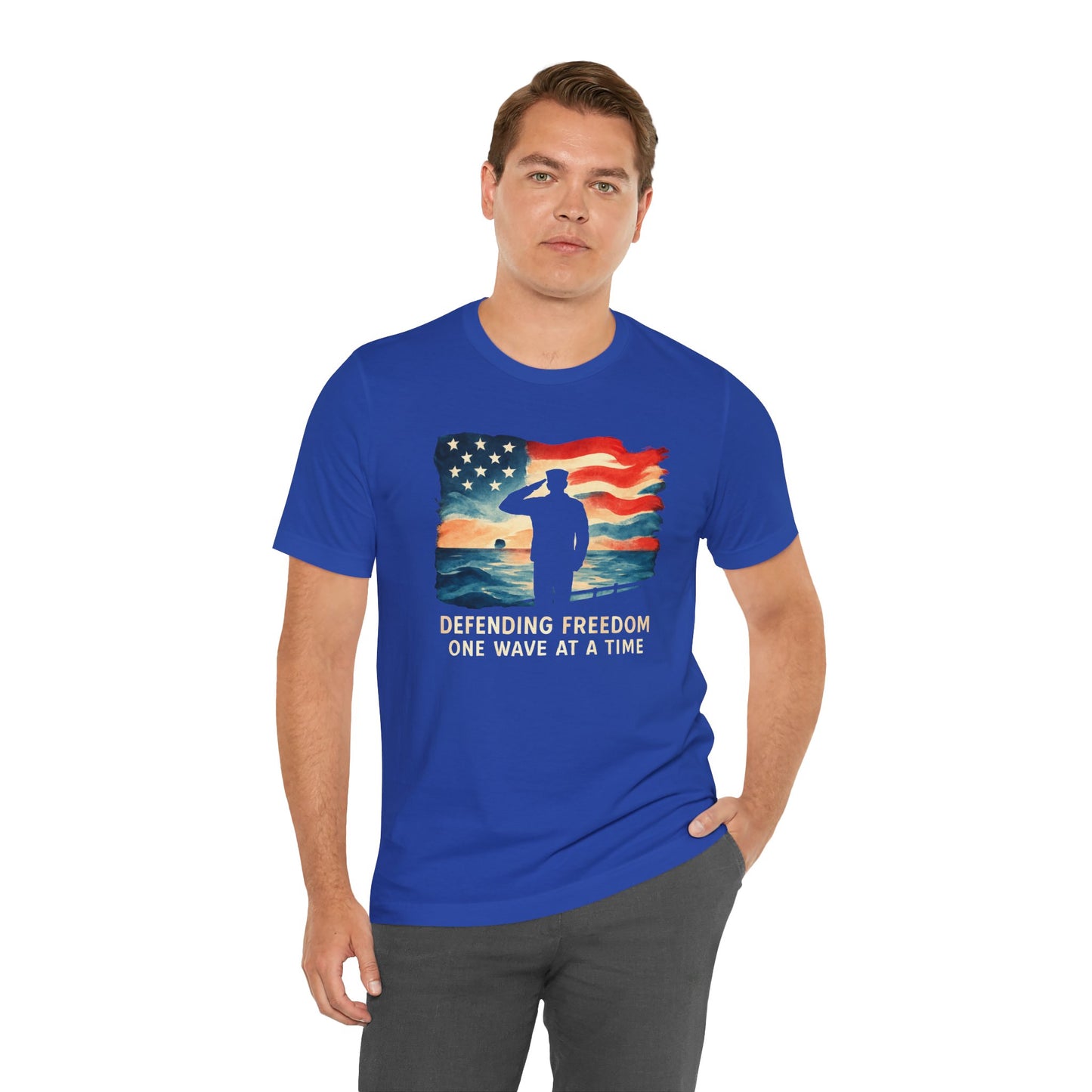 Defending Freedom - Navy Veteran Support Tee