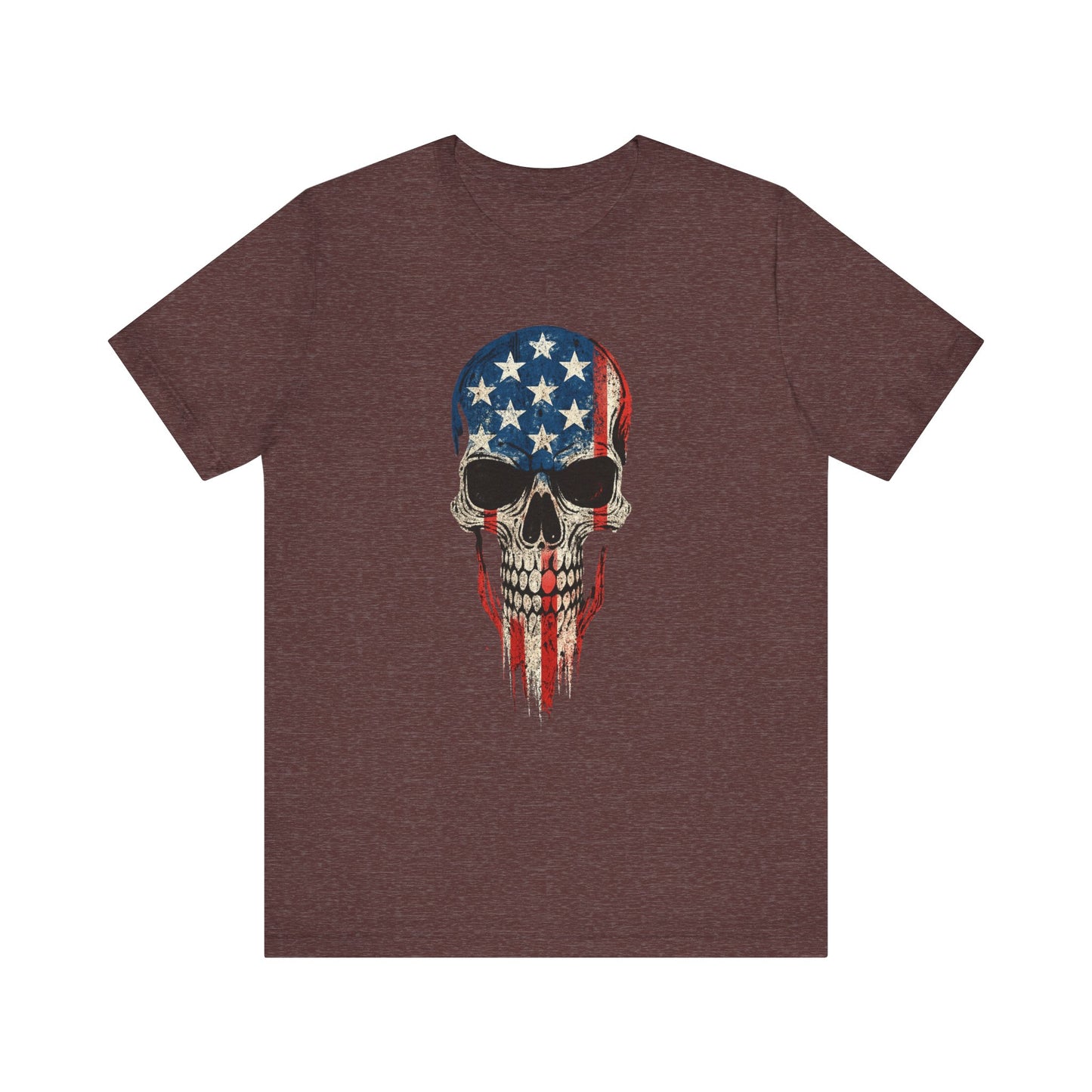 Patriotic Skull Graphic Tee