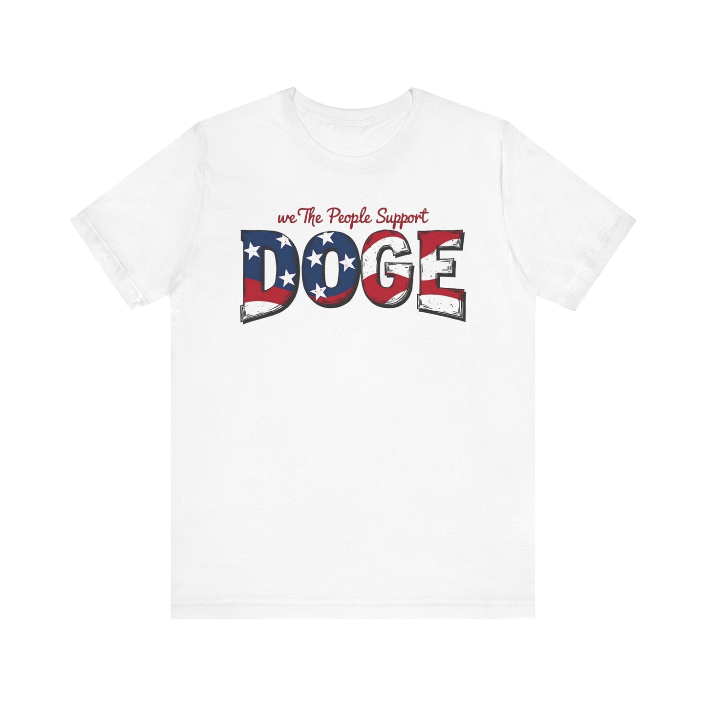 We The People Support DOGE Unisex Jersey Tee