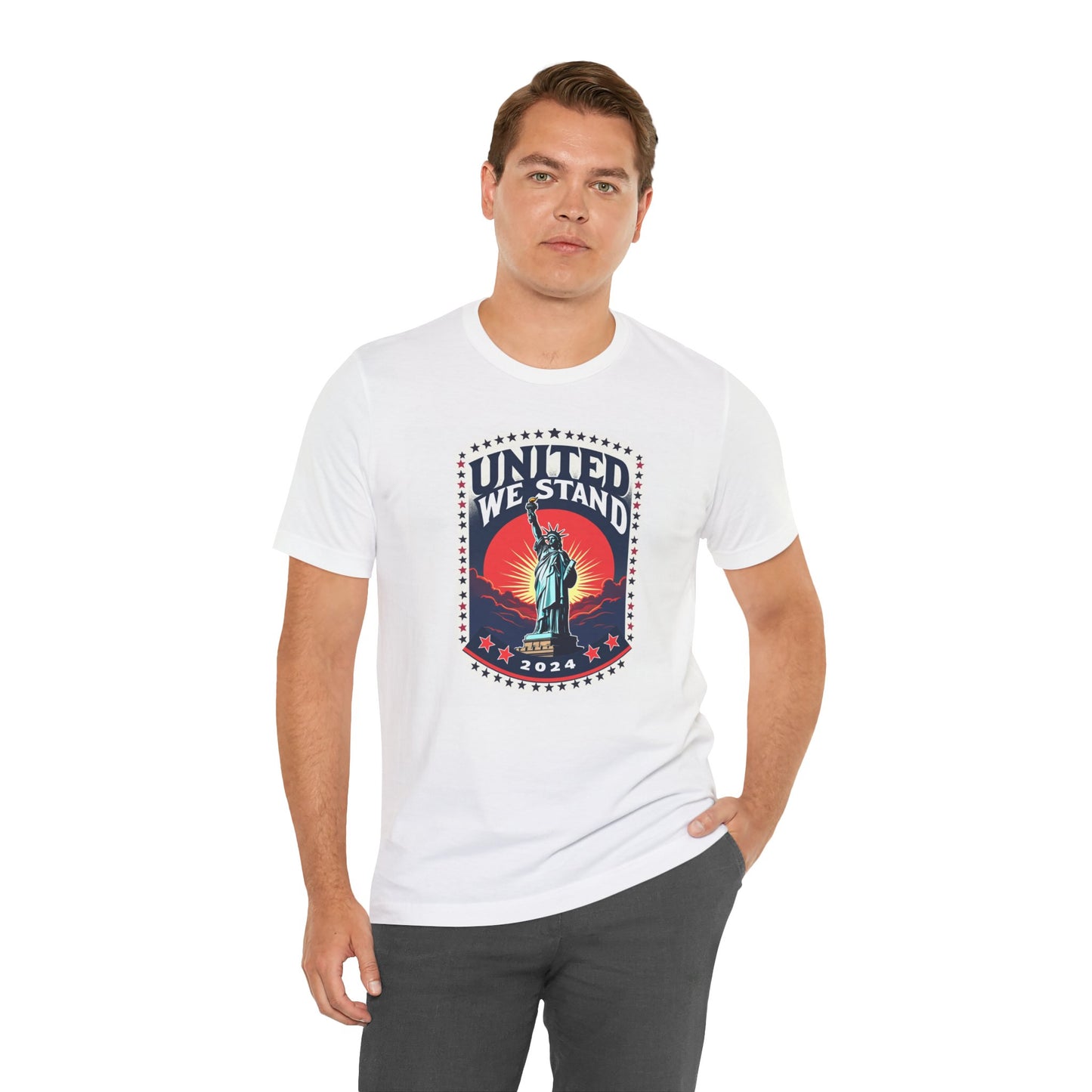 Patriotic Unisex Tee - United We Stand 2024