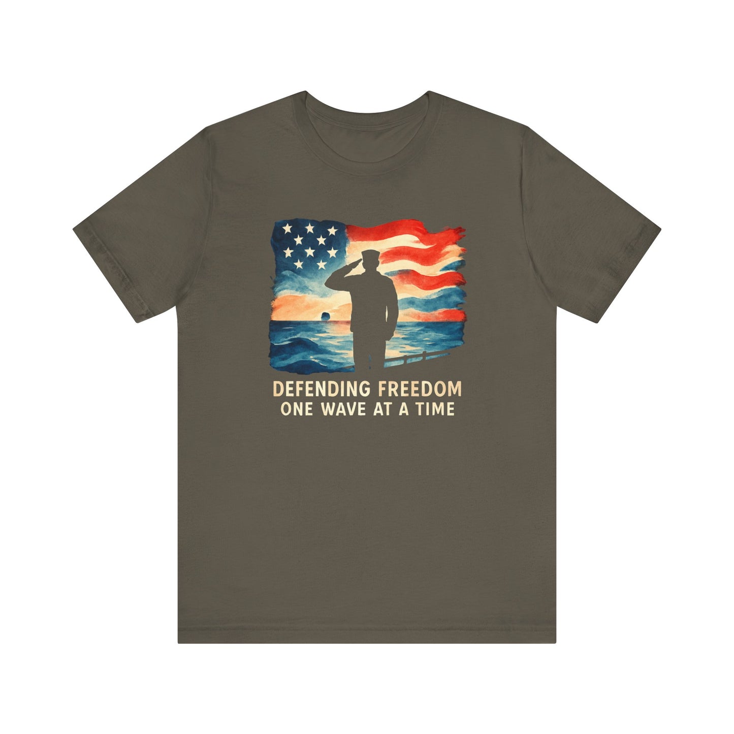 Defending Freedom - Navy Veteran Support Tee