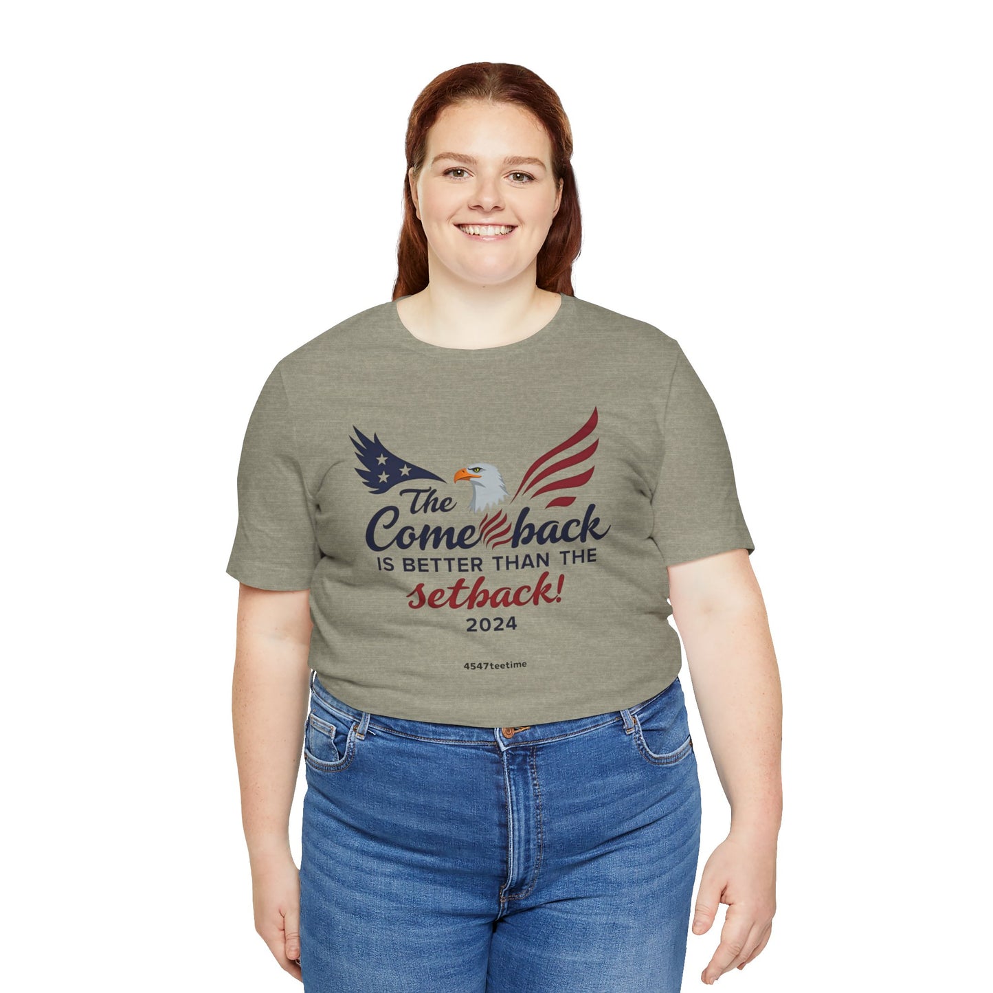 The Comeback Is Better Than the Setback 2024, Motivational Shirt, Gift for Resilience, Casual Wear, Recovery Tee