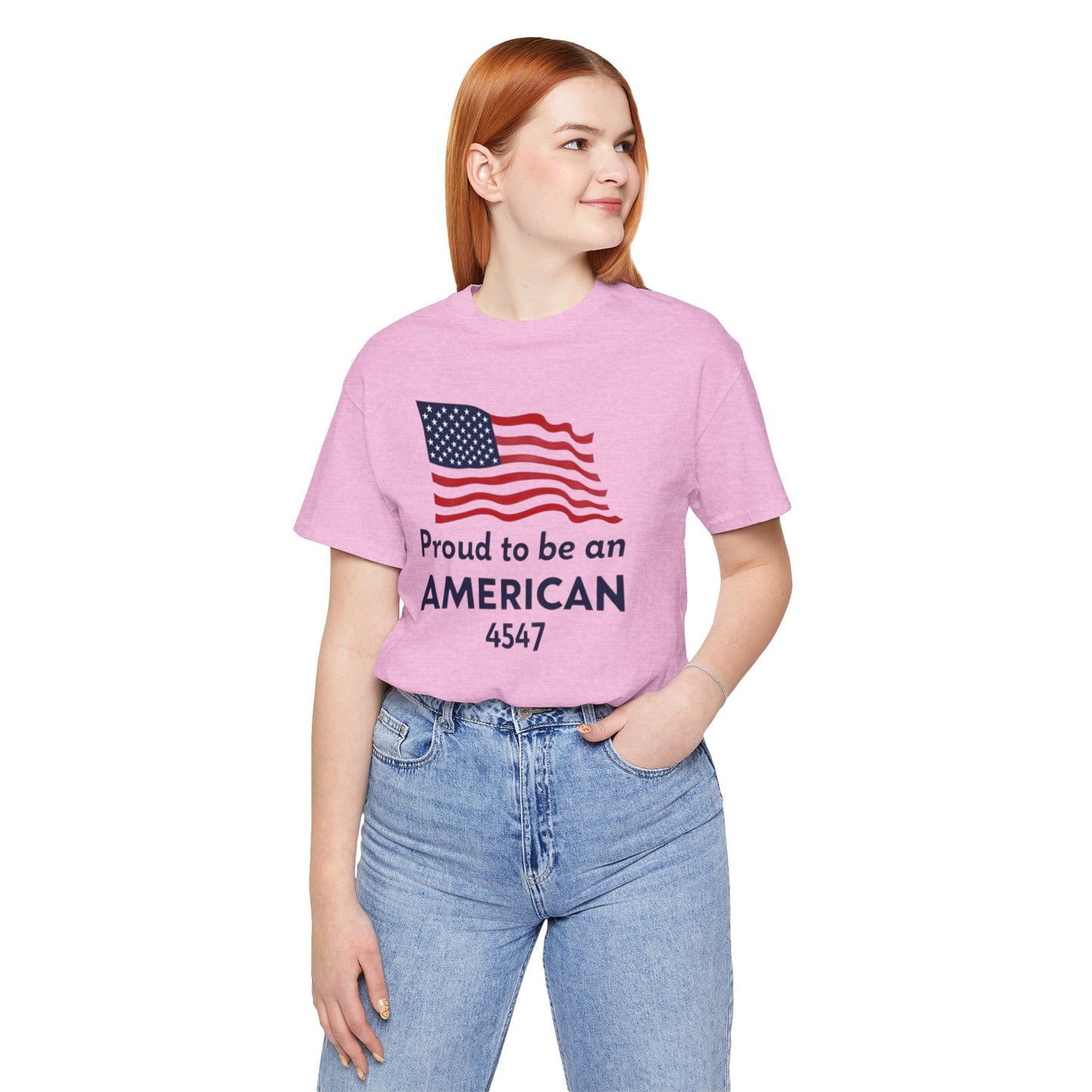 Proud to Be an American Tee - Unisex Short Sleeve T-Shirt
