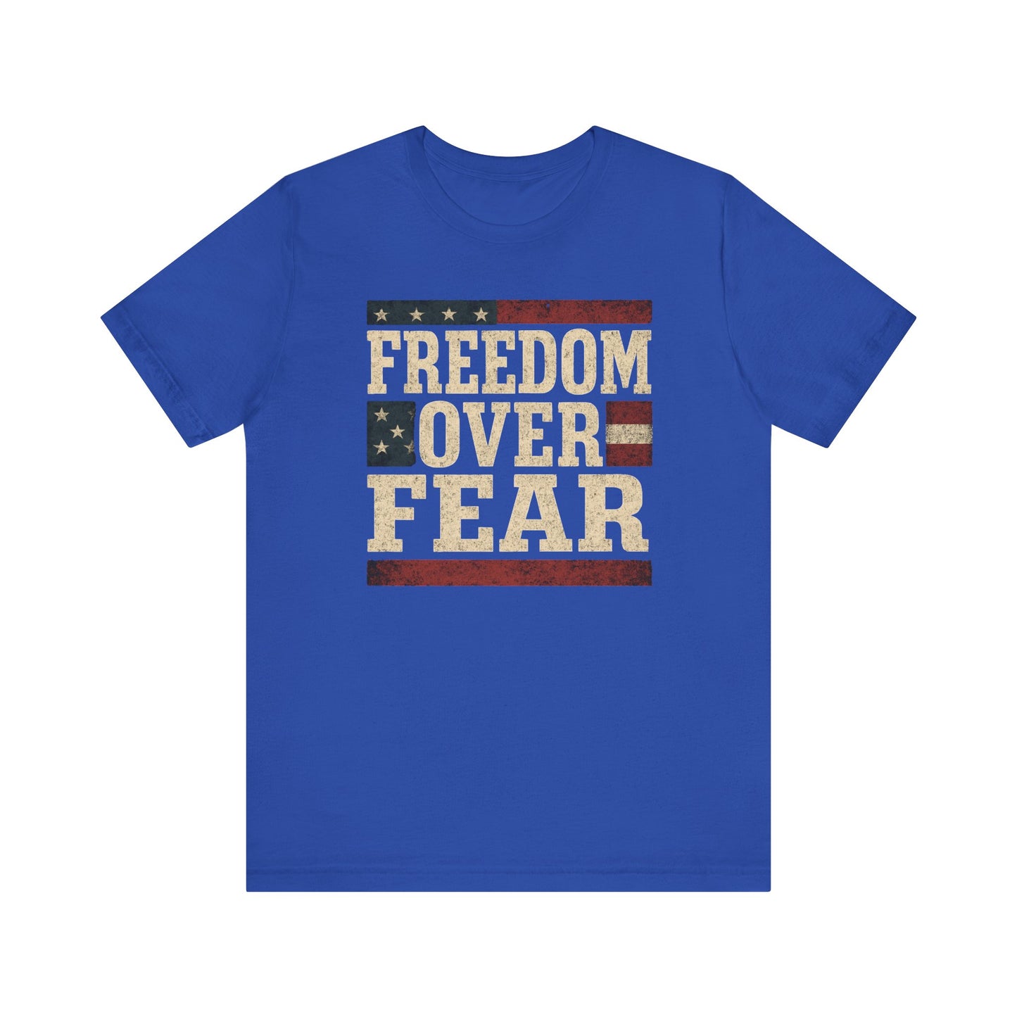 Freedom Over Fear Graphic Design Shirt