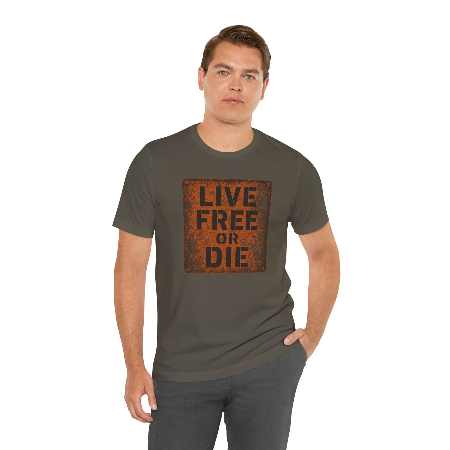 Live Free or Die Tee, Unisex Graphic T-Shirt, Casual Wear, Gift for Freedom Lovers, Everyday Comfort, Adventure Apparel