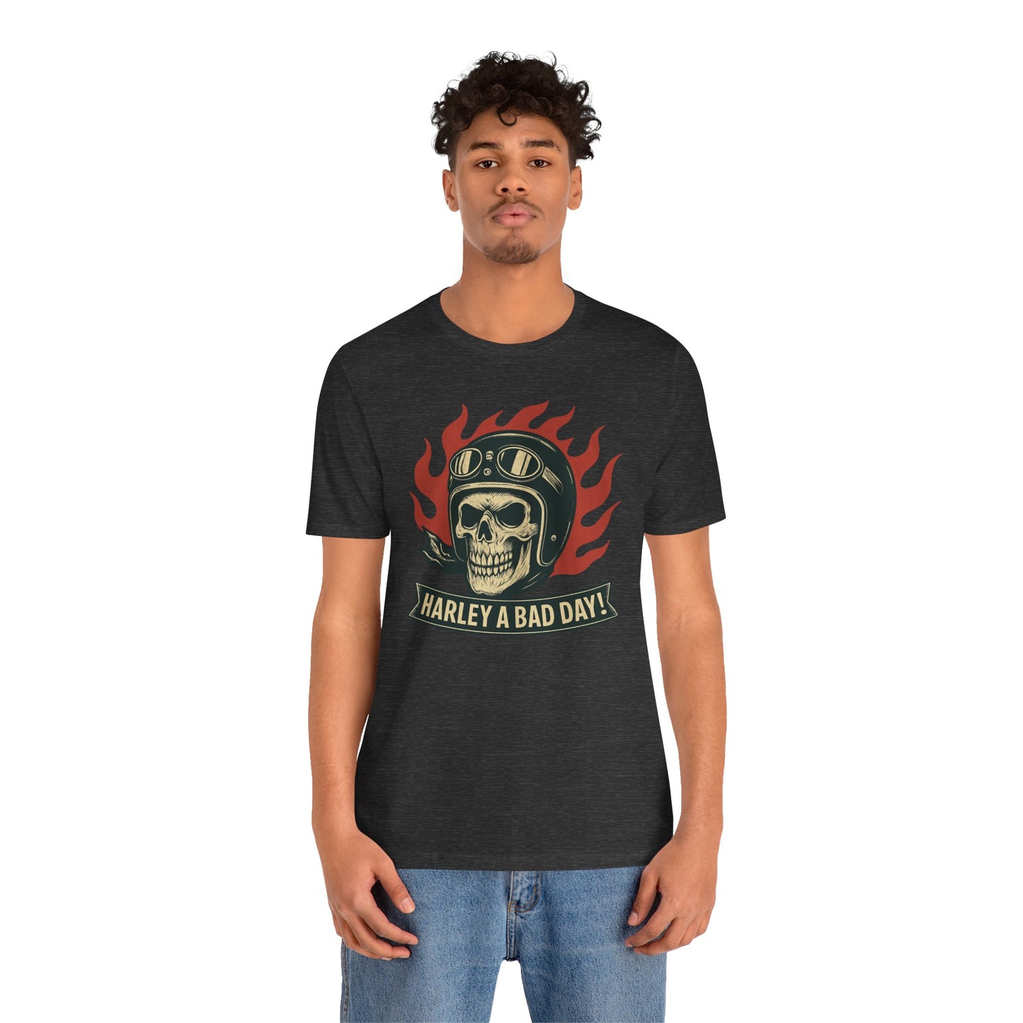 Harley Skull Graphic Tee, Biker Apparel, Gift for Riders