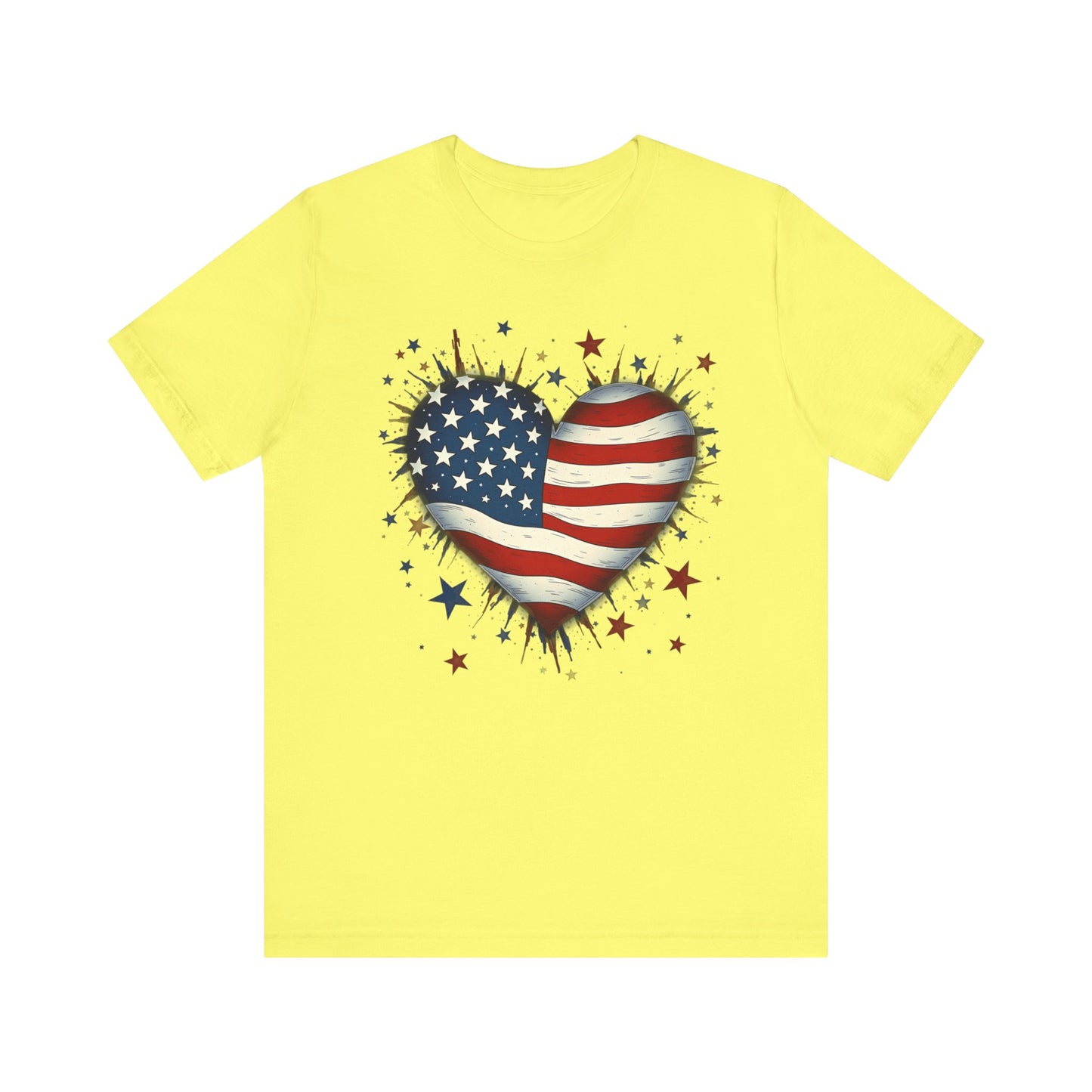 Patriotic Heart Tee - Unisex Jersey