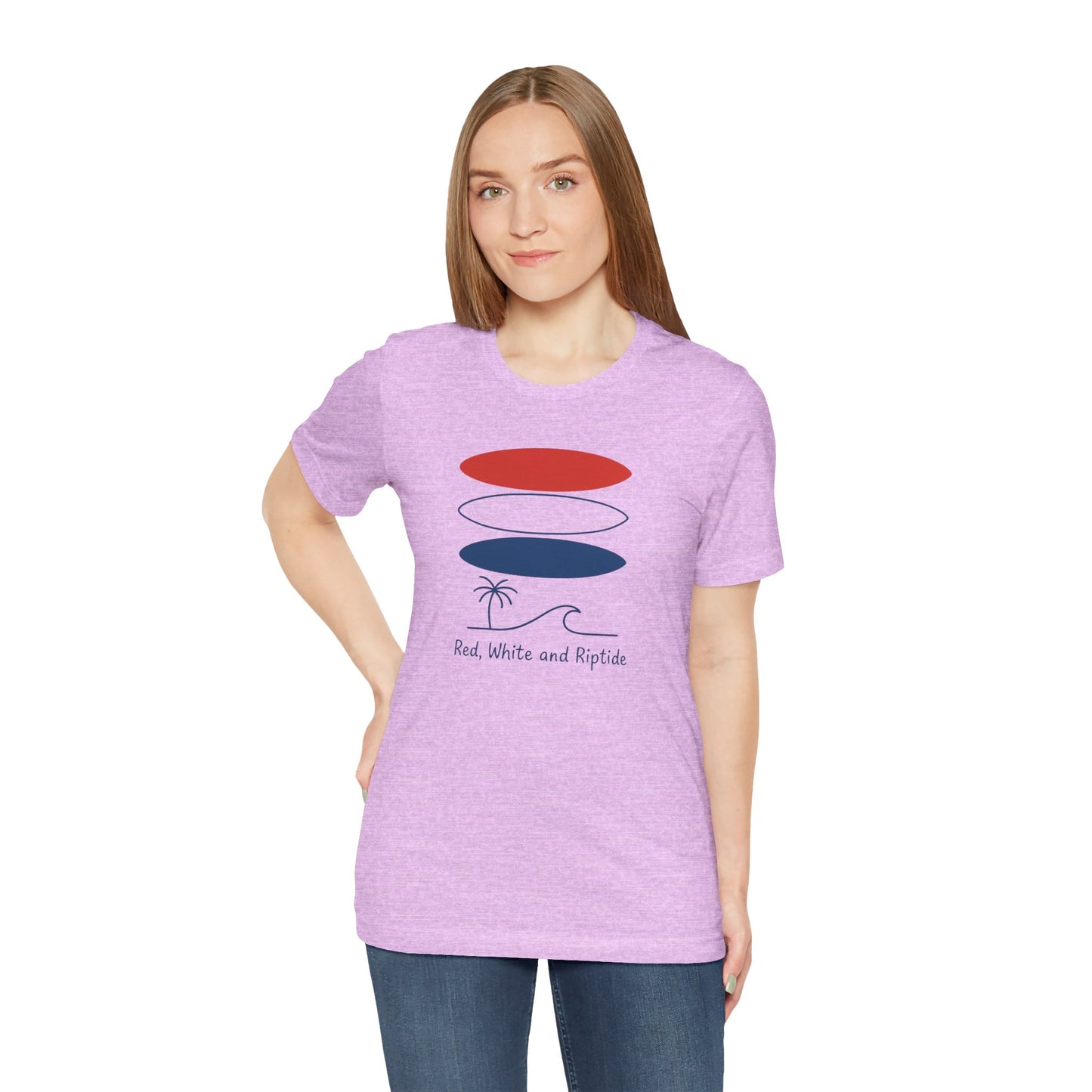 Surf Board Patriotic Tee