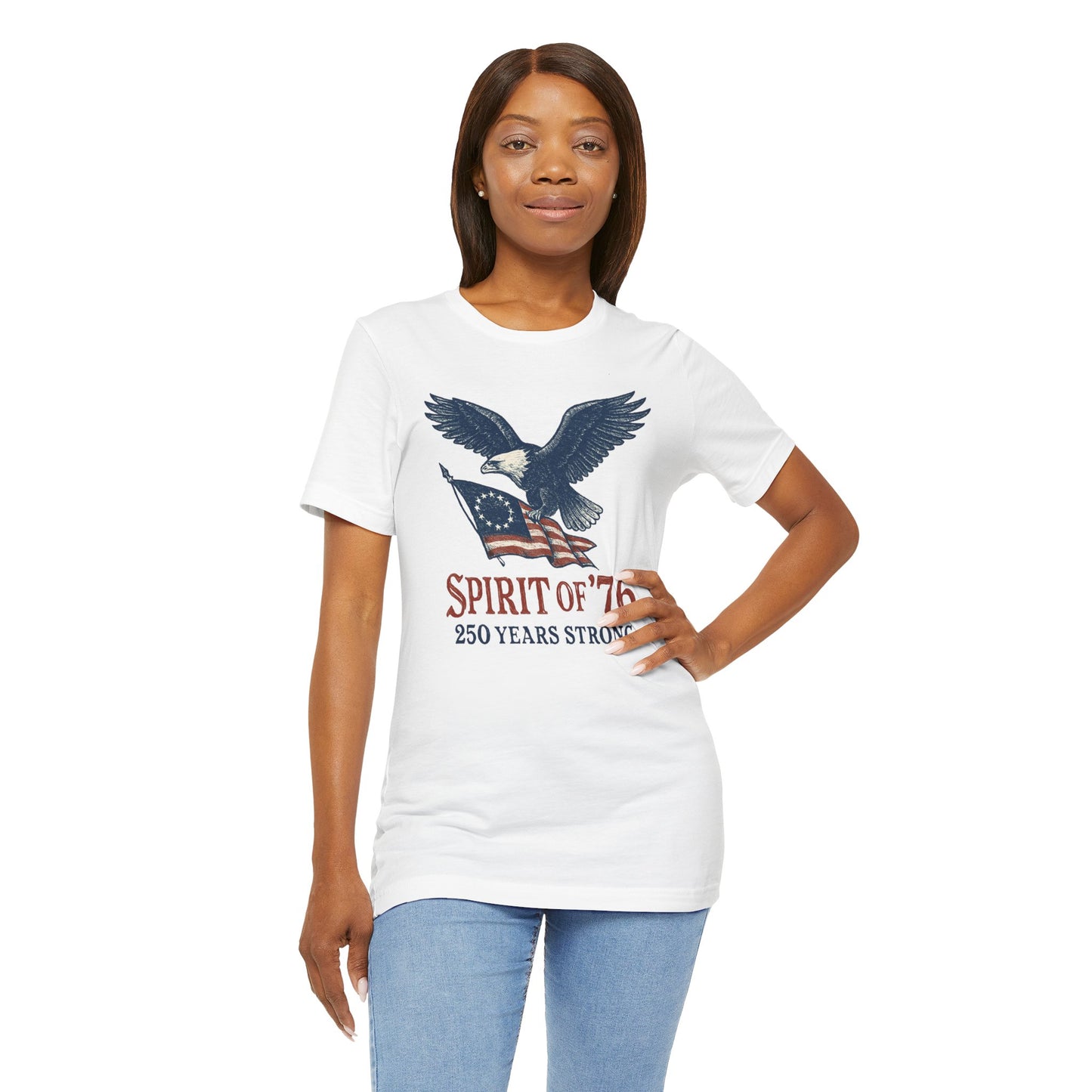 Vintage Spirit of '76 Eagle Tee, Patriotic Shirt
