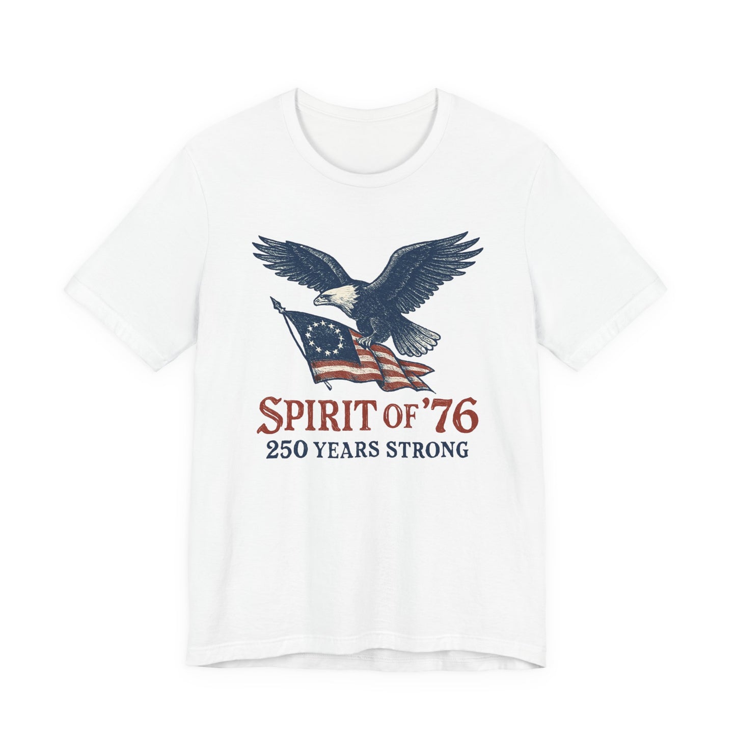 Vintage Spirit of '76 Eagle Tee, Patriotic Shirt
