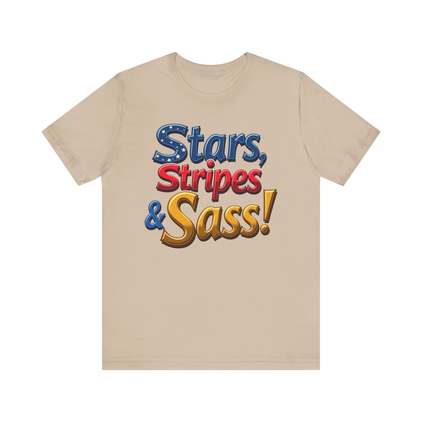 Stars, Stripes & Sass Unisex Jersey Short Sleeve Tee