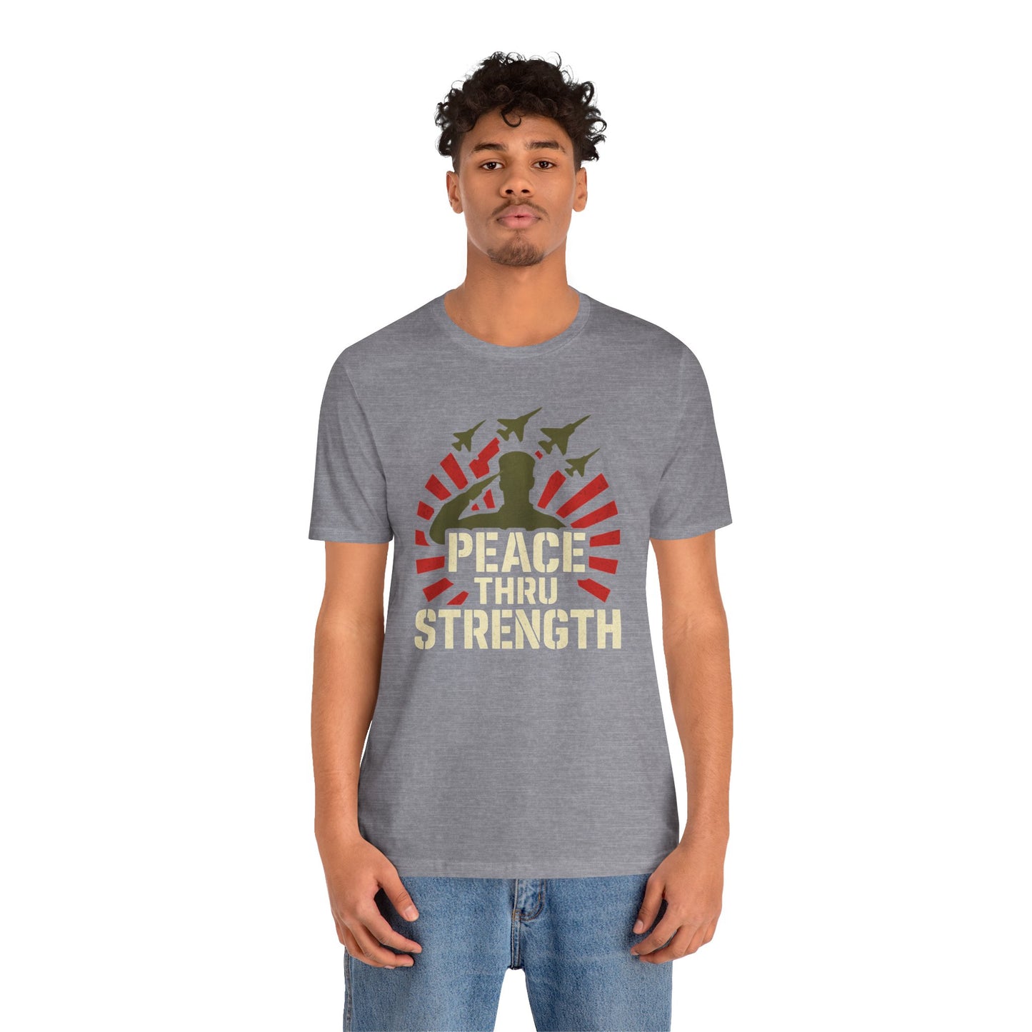 Peace Thru Strength tee