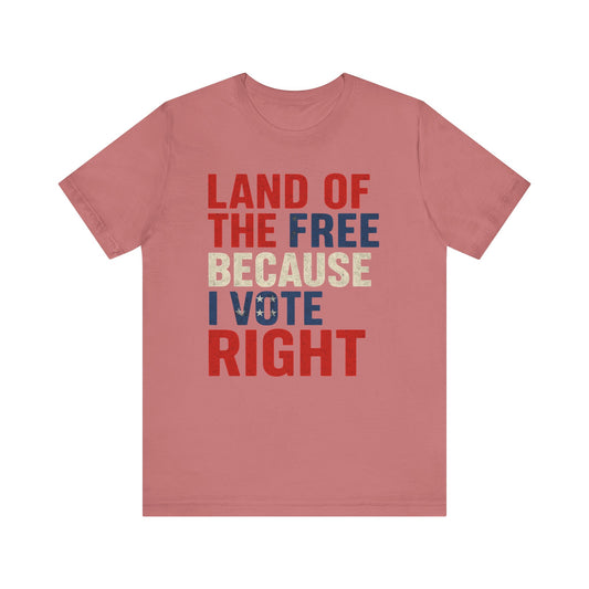 I vote right tee