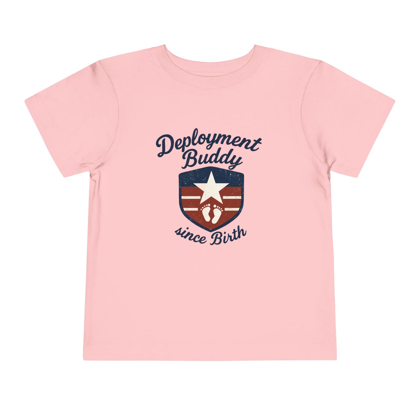 Toddler Deployment Buddy Tee, Cute Kids Shirt, Gift for Military Families, Birthday Outfit, Deployment Celebration Tee