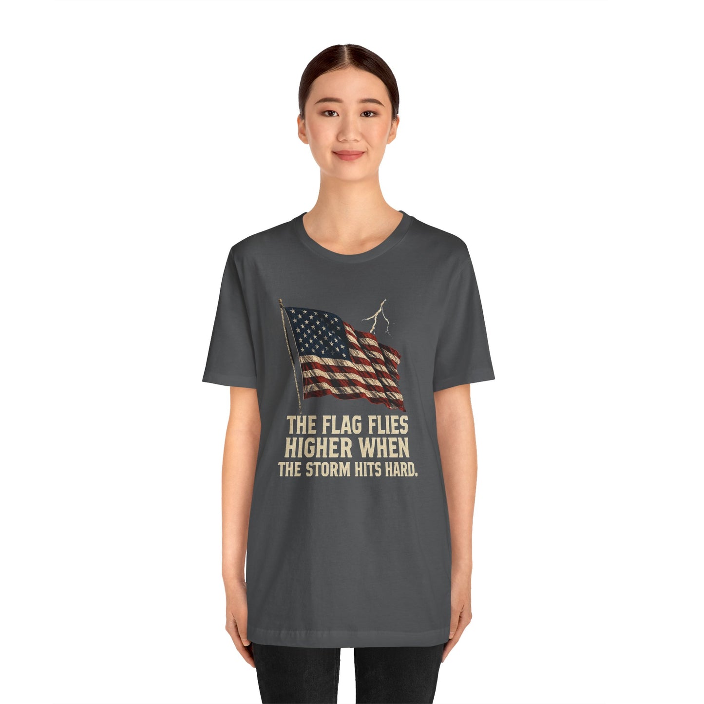 Flag Flies Higher Patriotic Tee