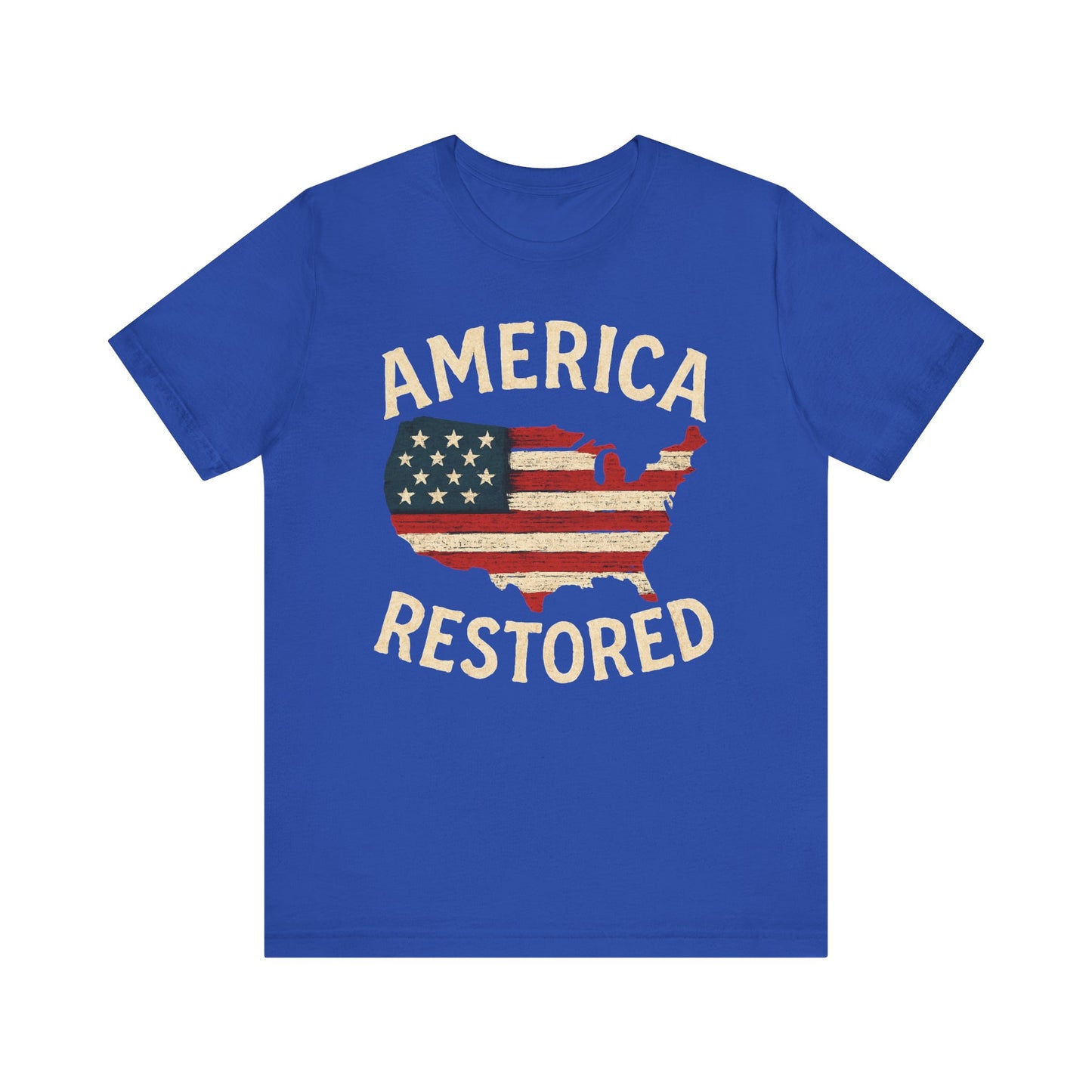 T-Shirt - Great News America's Back and "American is Restored" Tee