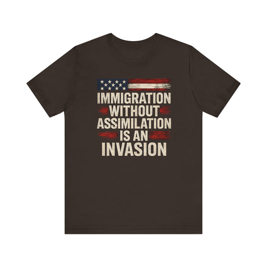 Immigrants Built America Unisex Tee - Supporting Immigration and Acculturation