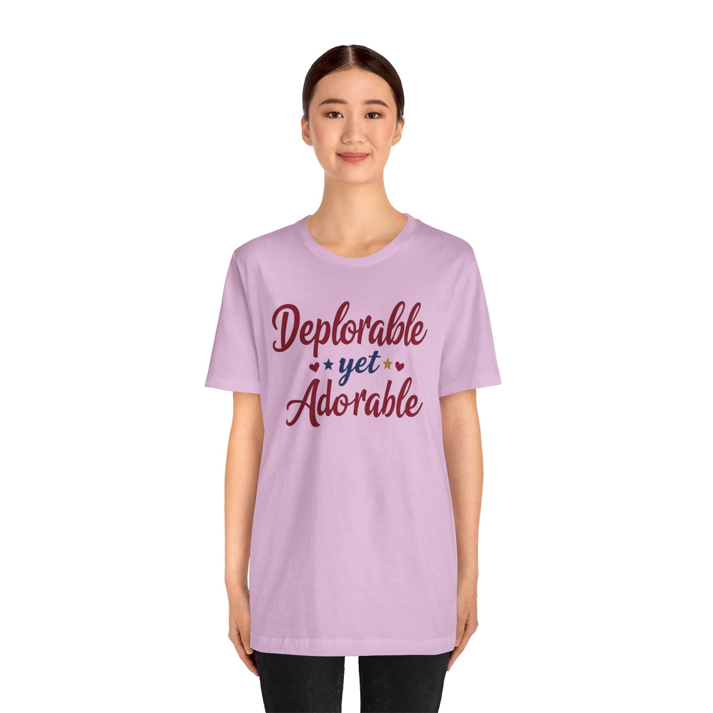 Deplorable Yet Adorable Unisex Jersey Tee - Fun Casual Shirt for Everyday Wear