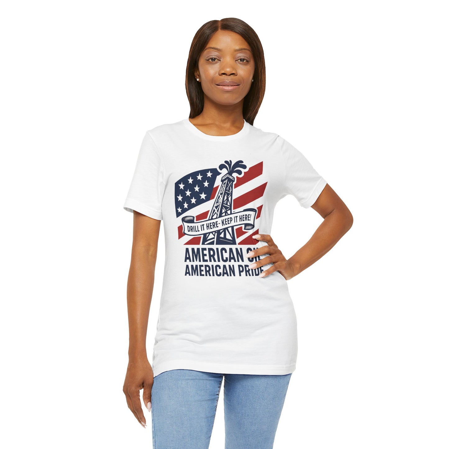 American Oil Support - Unisex Jersey Short Sleeve Tee