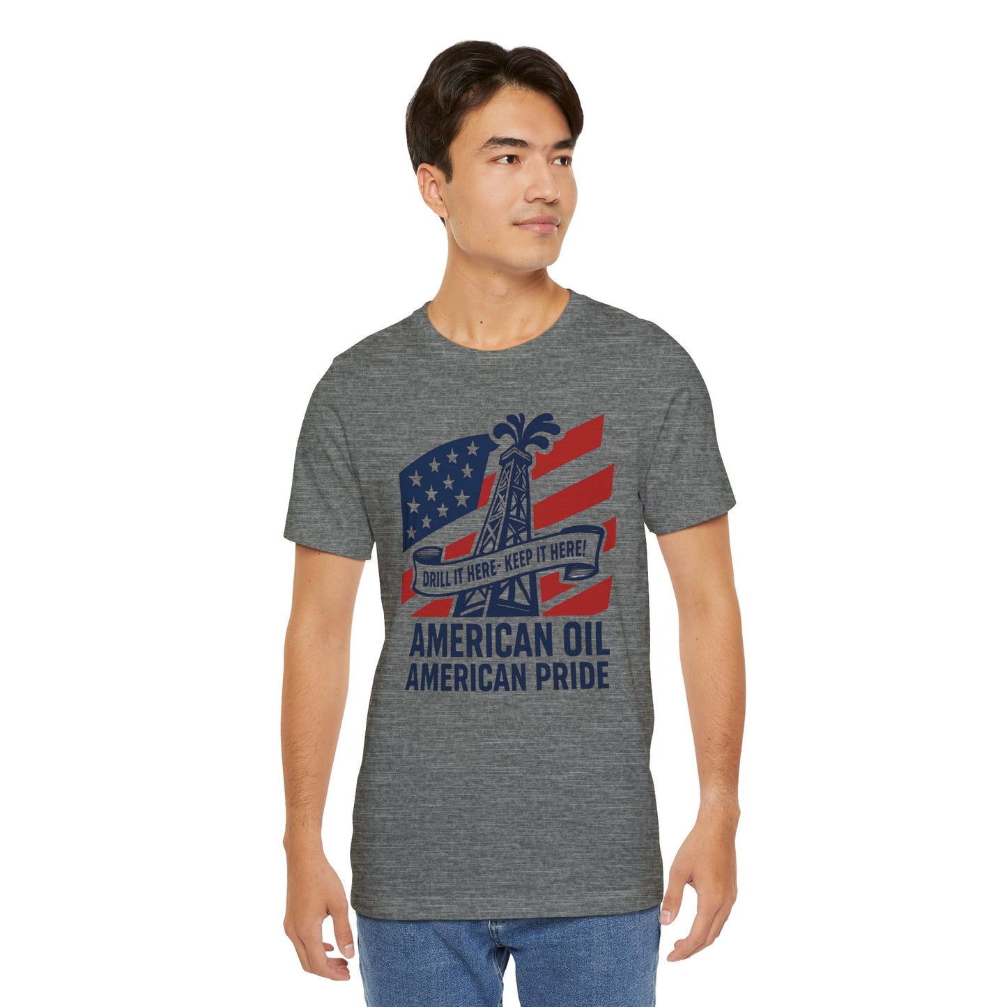American Oil Support - Unisex Jersey Short Sleeve Tee