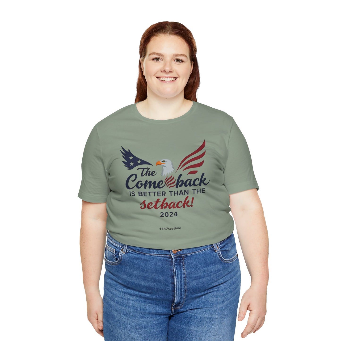 The Comeback Is Better Than the Setback 2024, Motivational Shirt, Gift for Resilience, Casual Wear, Recovery Tee