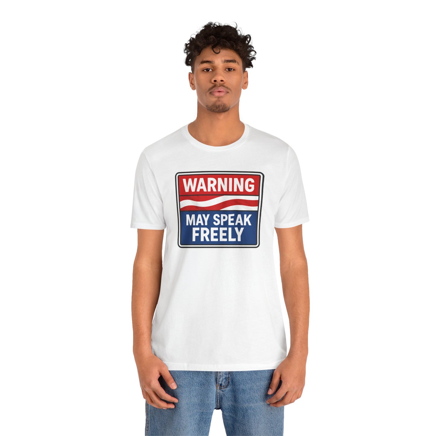 Warning May Speak Freely Tee