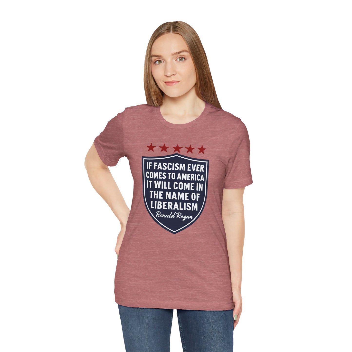 Anti-Fascism Regan Quote Tee