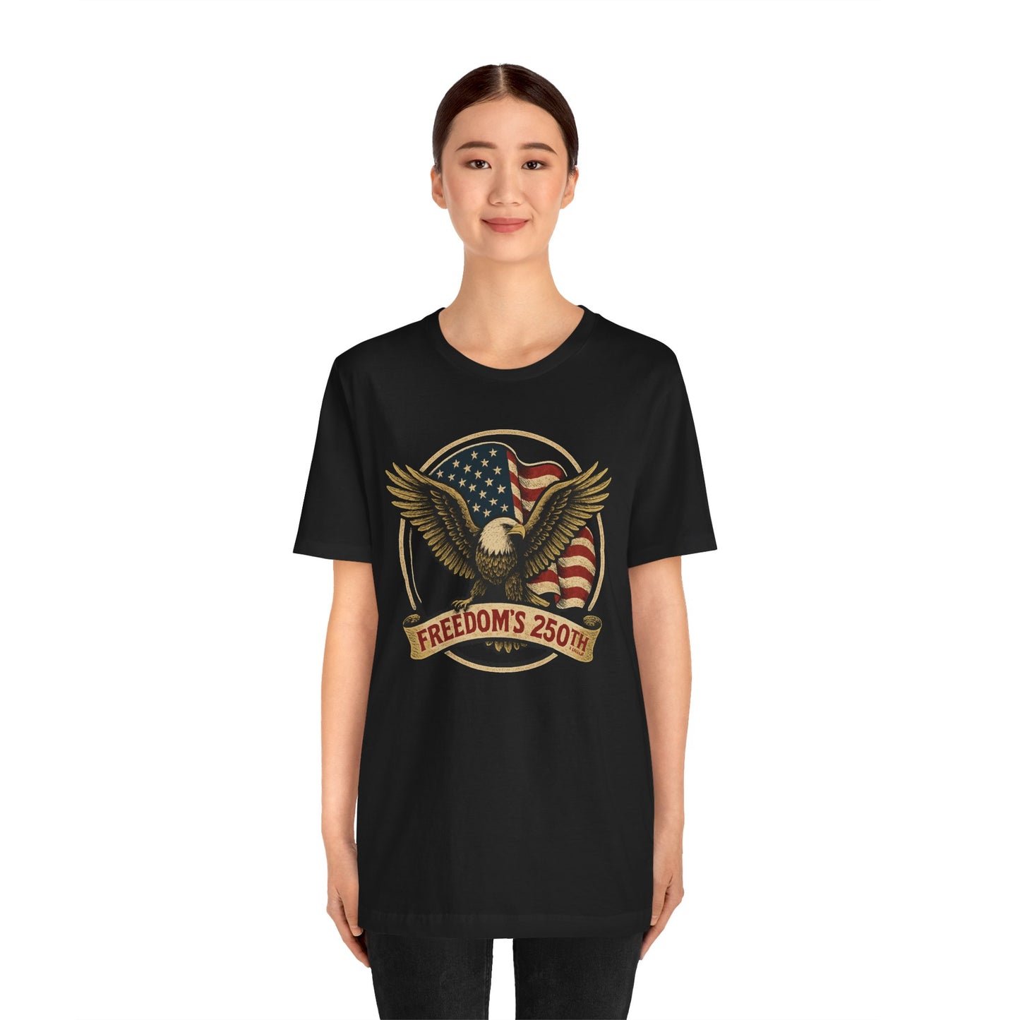 Freedom's 250th Eagle Tee - Unisex Jersey Short Sleeve