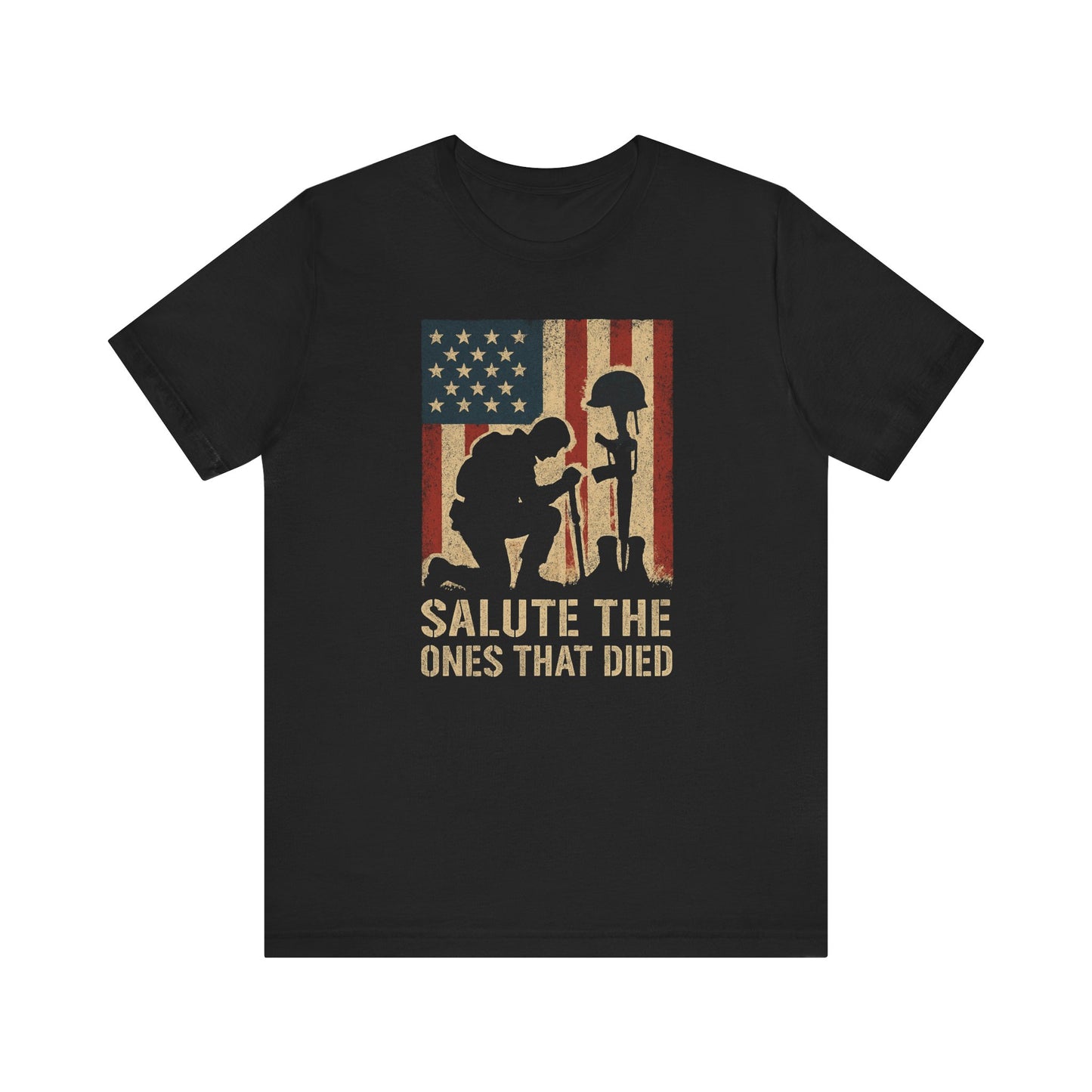 T-Shirt Salute the Ones that died Unisex Jersey Short Sleeve Tee