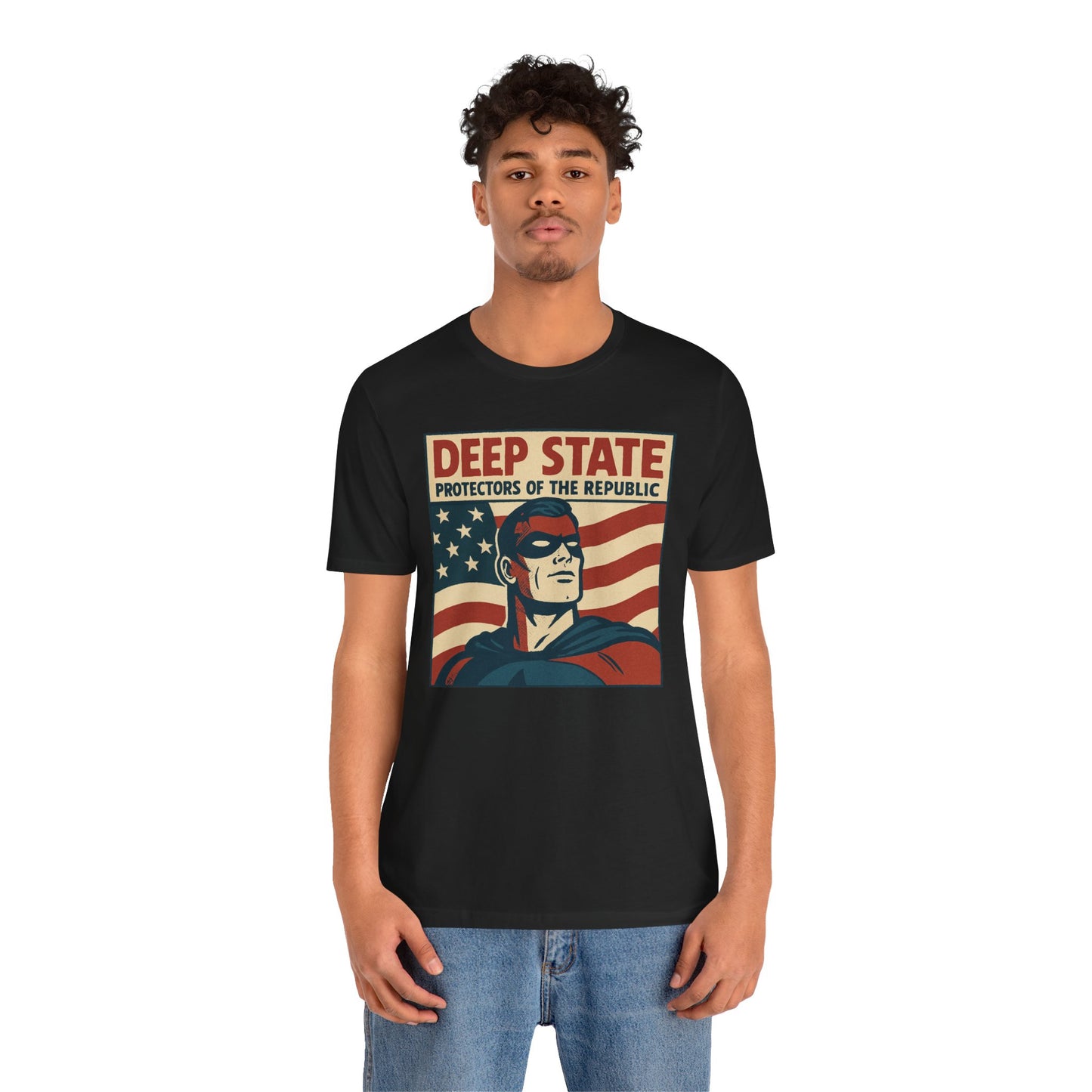 Patriotic Superhero Deep State Protectors of the Republic tee