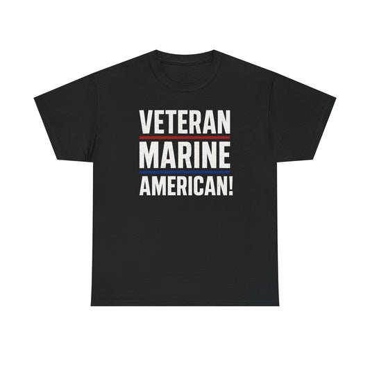 Veteran Marine American Tee