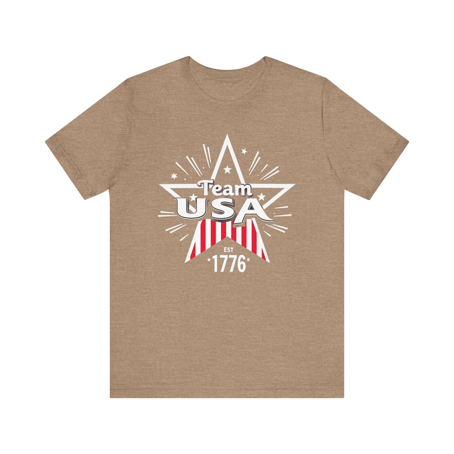 Team USA Unisex Jersey Tee - Patriotic Celebration Shirt