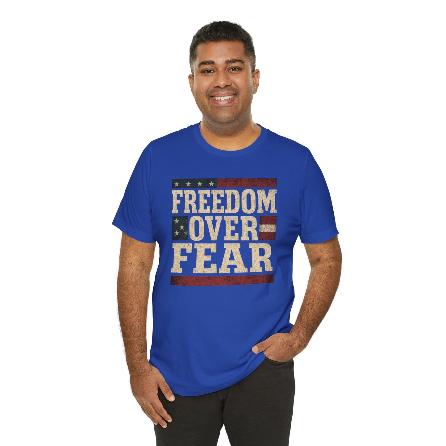 Freedom Over Fear Graphic Design Shirt